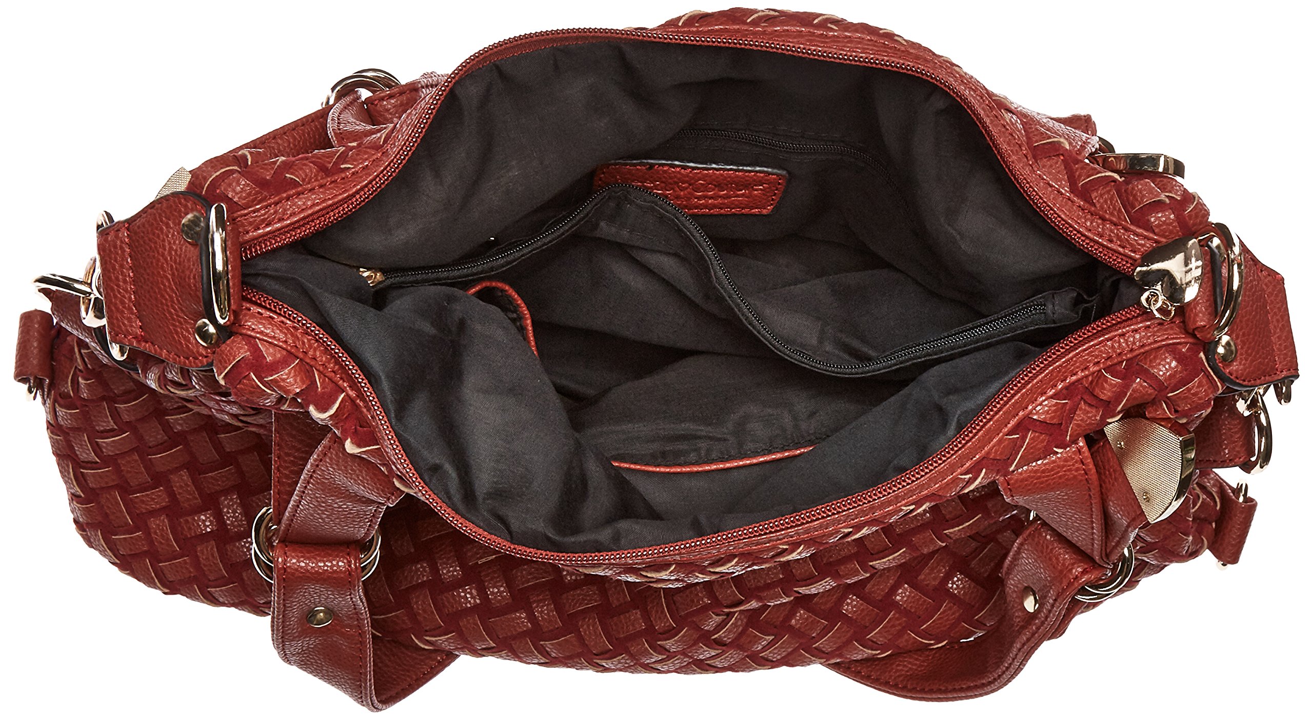 Koehler 10016967 17 Inch Jetset Red Statement Shoulder Bag for Women - Fashionable Crossbody Purse for Work, Travel & Evening Out