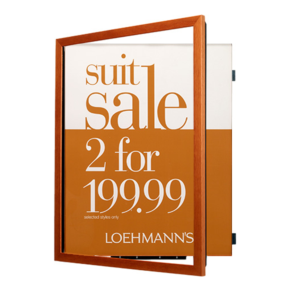 12x18 Inch Wooden Poster Frame - Premium Quality Swing Frame for Wall Art, Photos, and Prints - Perfect for Home Decor, Office Display, and Gallery Exhibitions