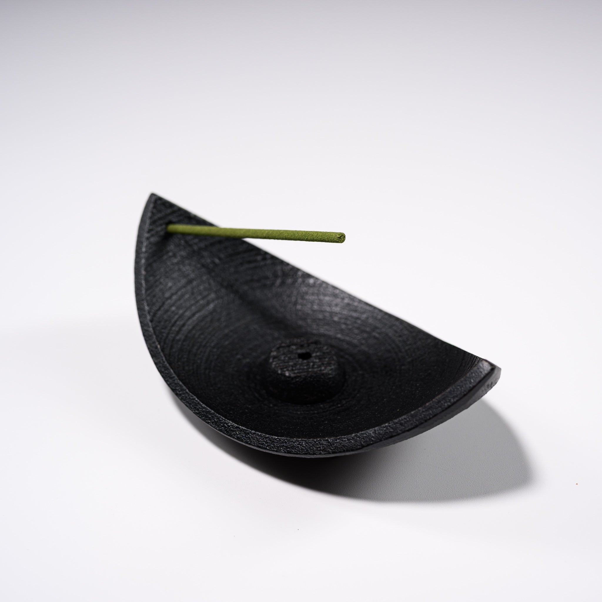 Yamagata Cast Iron Incense Holder - Sasafune Small Size - Traditional Japanese Incense Burner for Meditation, Yoga & Home Decor