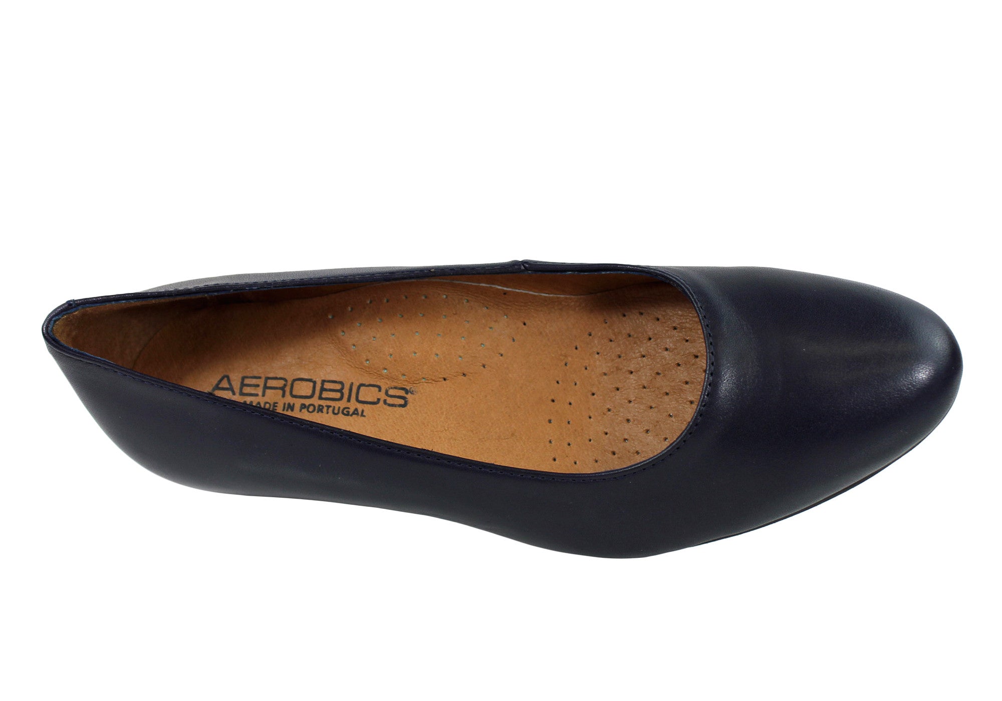Women's Classic Leather Court Shoes for Aerobics & Hostess - 35 Size - Handmade in Portugal - Perfect for Dance, Work & Formal Events
