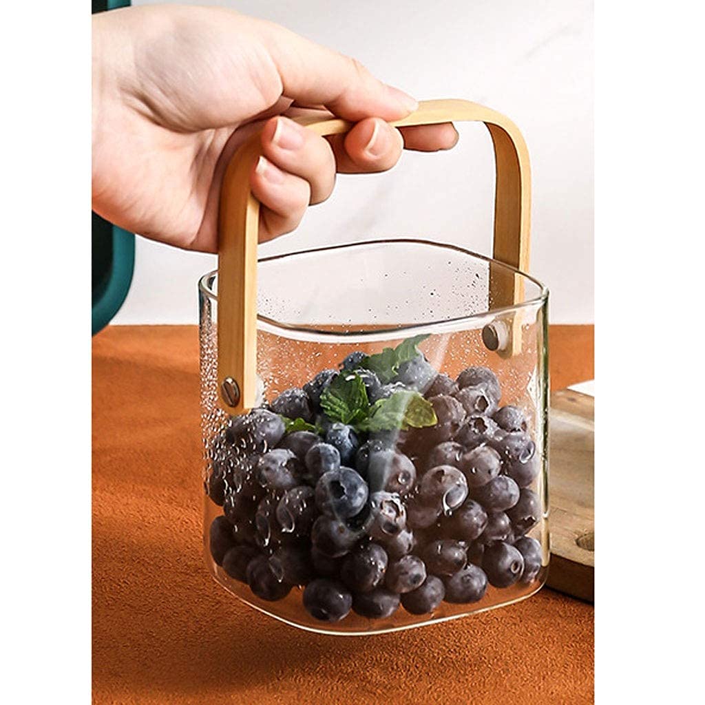 Premium Glass Ice Bucket - Transparent Champagne & Beer Cooler for Parties, Bars, Banquets - Perfect for Wine, Cocktails & Beverage Storage - Ideal for Home, Office & Outdoor Gatherings