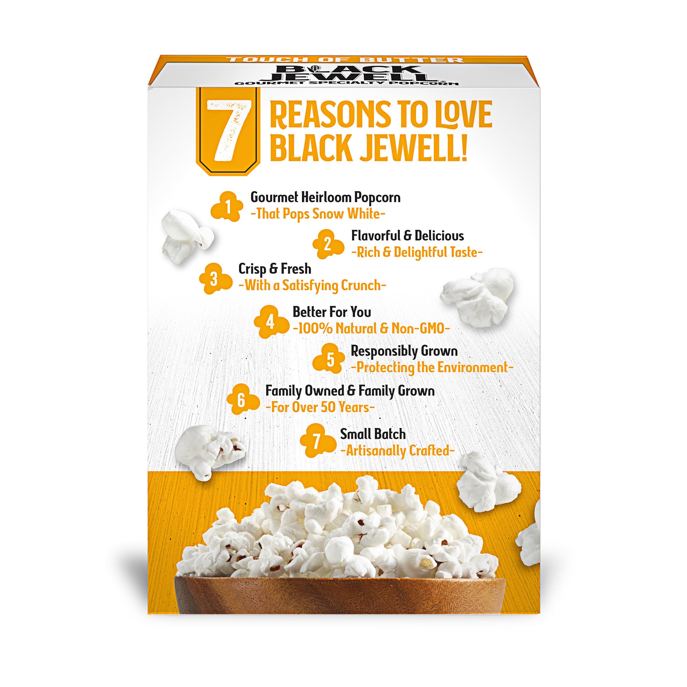Black Jewell Gourmet Microwave Popcorn with Touch of Butter - 10.5 Oz (Pack of 3) - Perfect for Movie Nights & Snacking