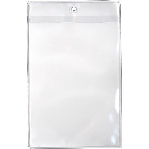 StoreSMART Plastic Job Ticket Holders - 100 Pack - 4