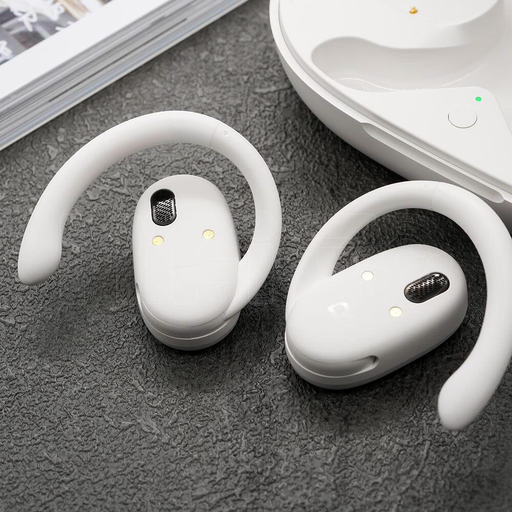 FREEDOTS C1 Bluetooth 5.1 True Wireless Open Ear Earbuds - Hands-Free Calling, HD Sound for Running, Cycling & Office Work
