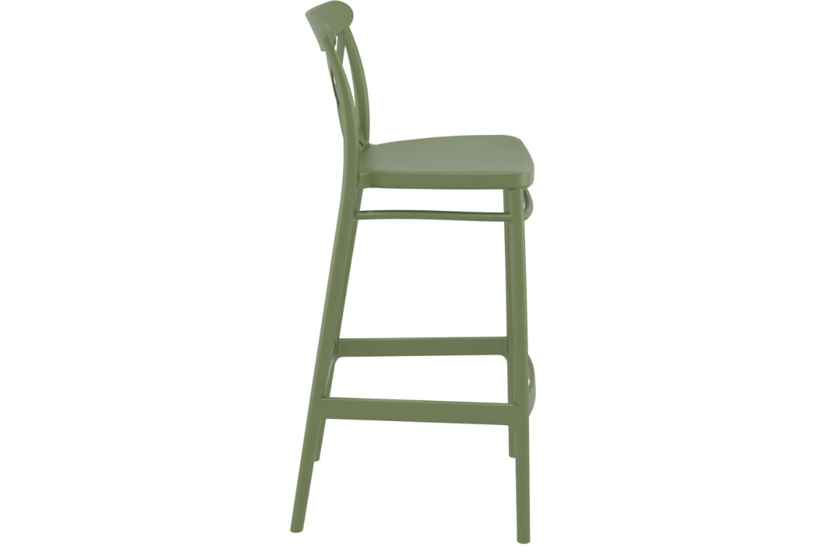 Premium Cross Bar Stool for Hospitality & Home - 29.5