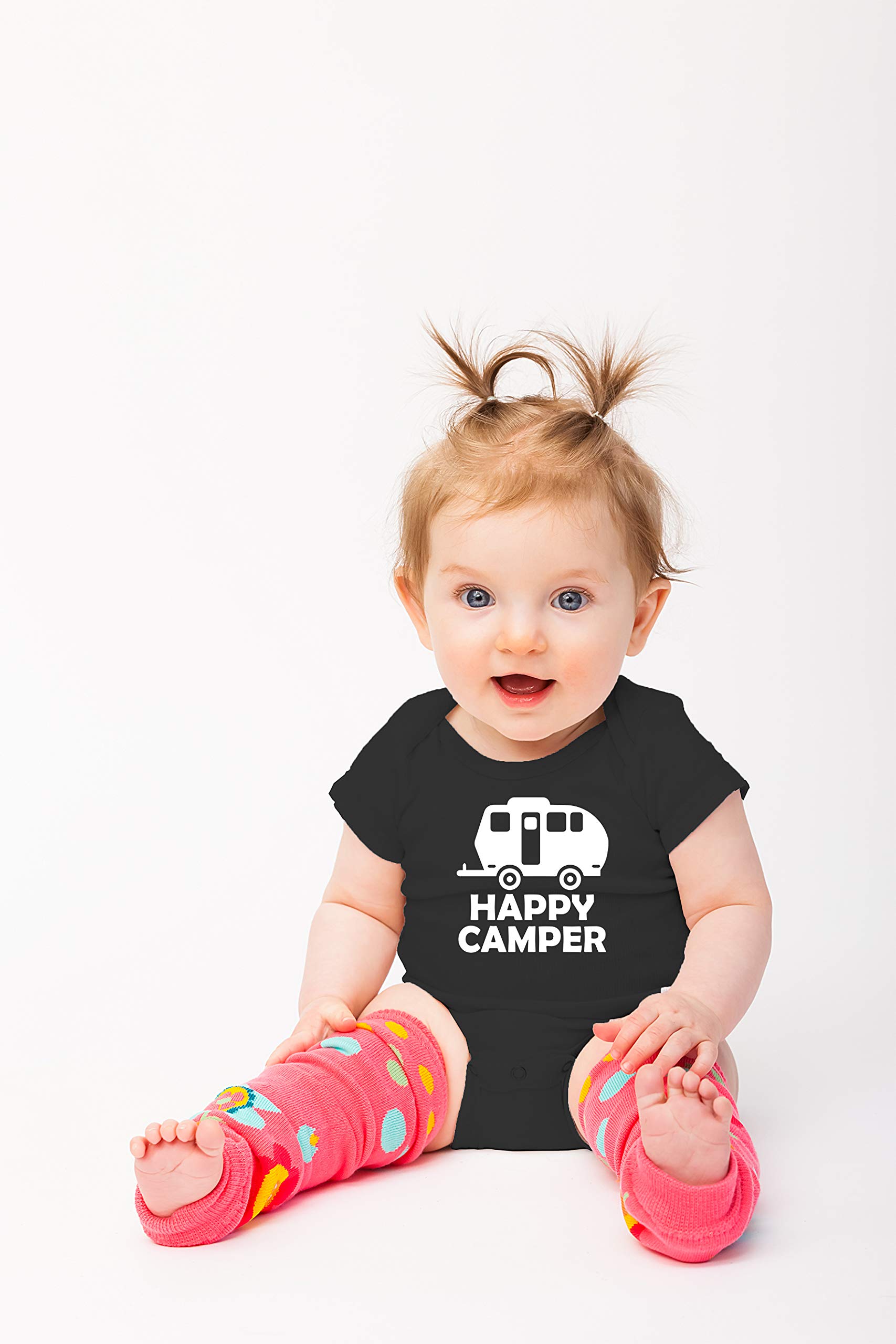 Funny Baby Bodysuit - Cute Newborn Romper for Boys - Camping Outfit