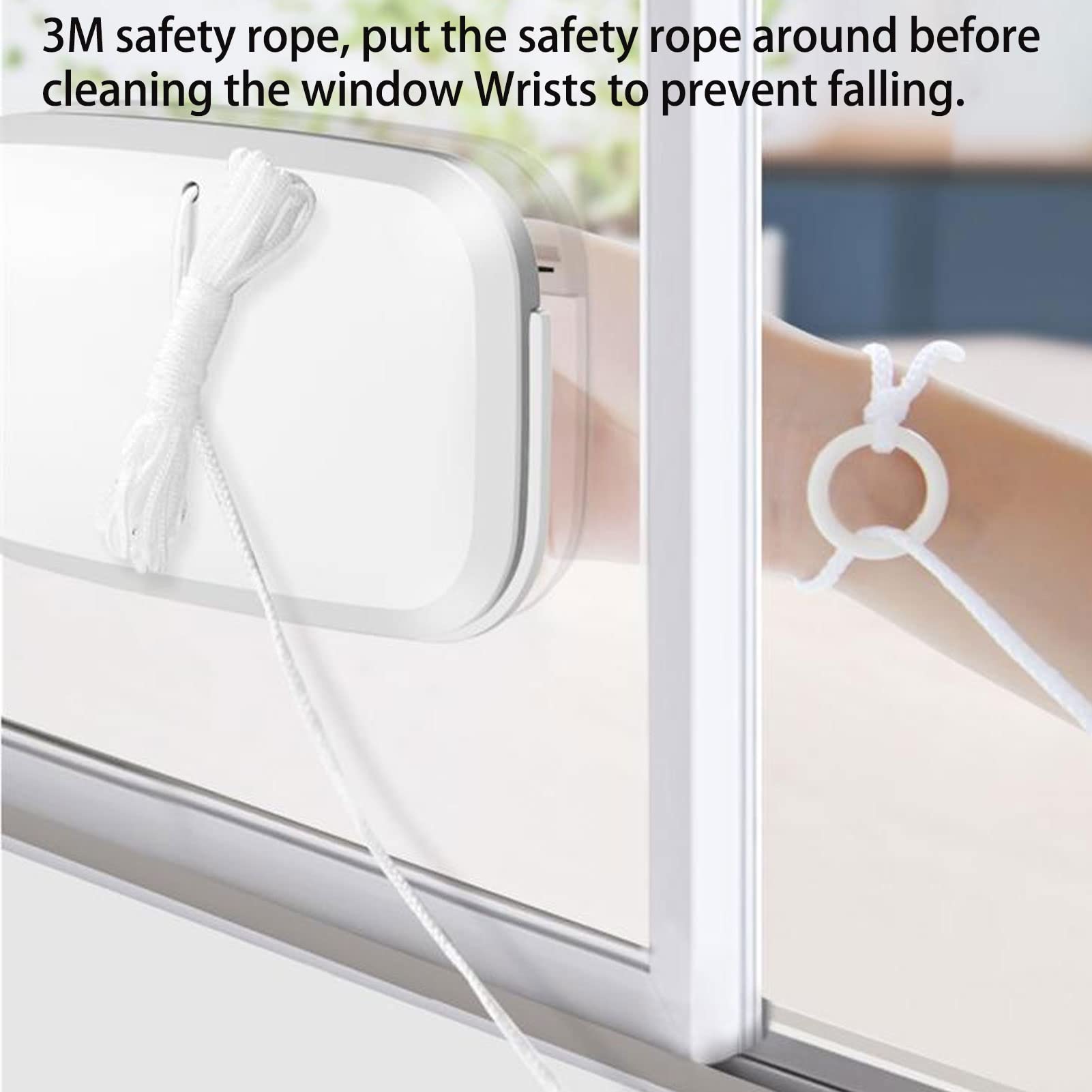 Double-Sided Magnetic Window Cleaner - Strong 3-28mm Suction for Indoor/Outdoor Glass Cleaning - Perfect for High-Rise Windows, Skylights & Hard-to-Reach Glass Surfaces