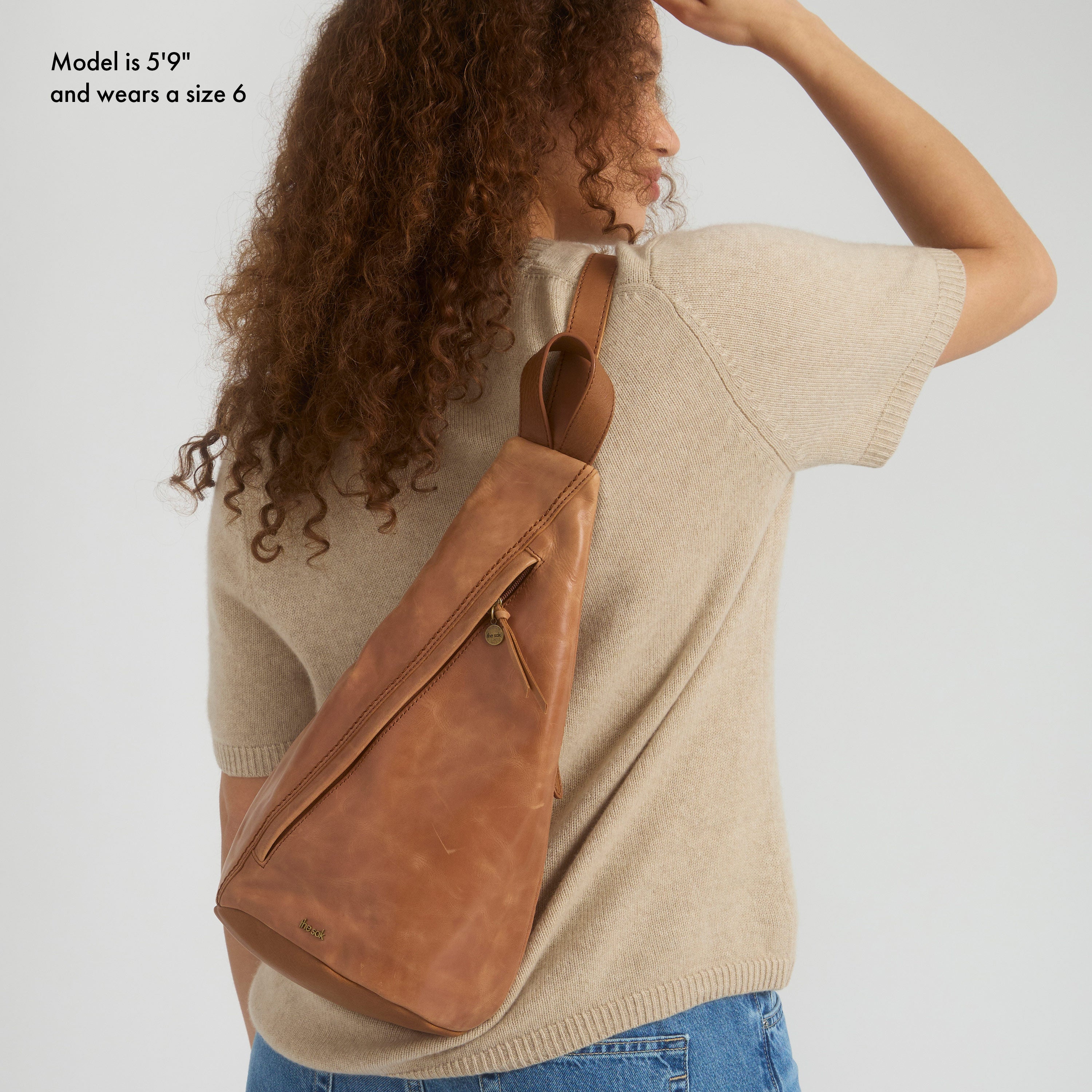 On The Go Sling Backpack - Lightweight Crossbody Travel Bag for Men & Women - Perfect for Hiking, Commuting & Everyday Use