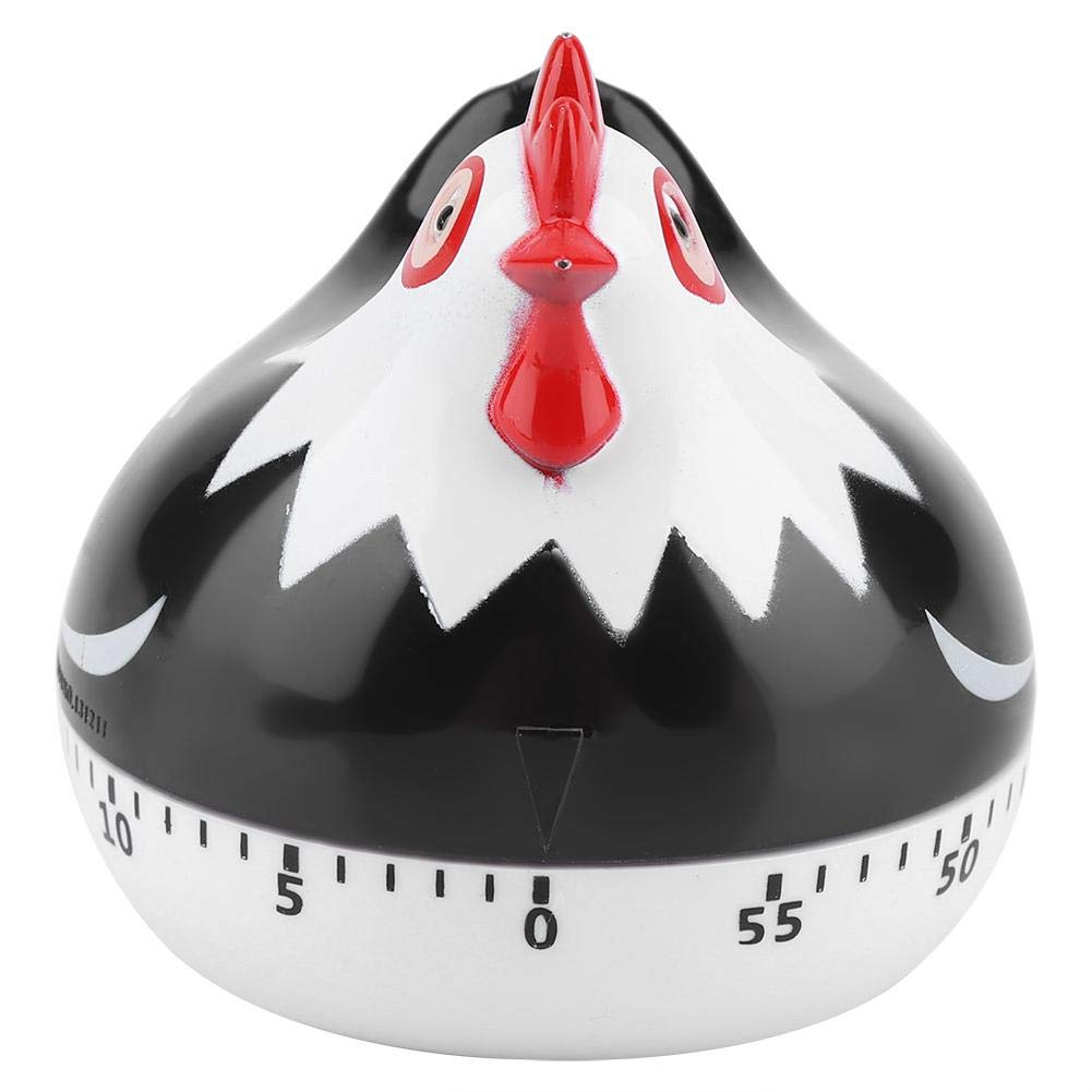 FastUU Digital Kitchen Timer - Magnetic Oven & Egg Cooking Timer with Loud Alarm for Baking, Roasting, Boiling (Black) | Perfect for Home Chefs & Meal Prep