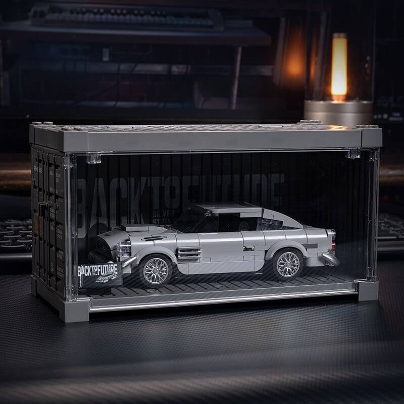 Back To The Future Power Block Series - 1:24 Scale DeLorean Time Machine Model Car for Collectors & Movie Fans | Perfect for Display, Gifts & Nostalgic Decor
