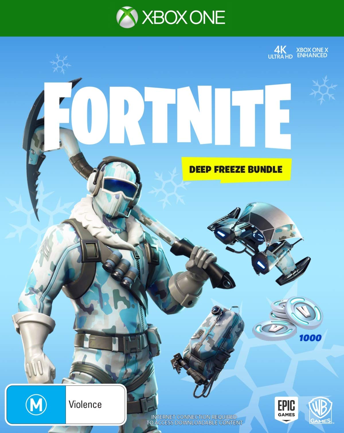 Fortnite Deep Freeze Bundle for Xbox One - Exclusive In-Game Skins & Items | Perfect for Battle Royale Gaming & Collectors