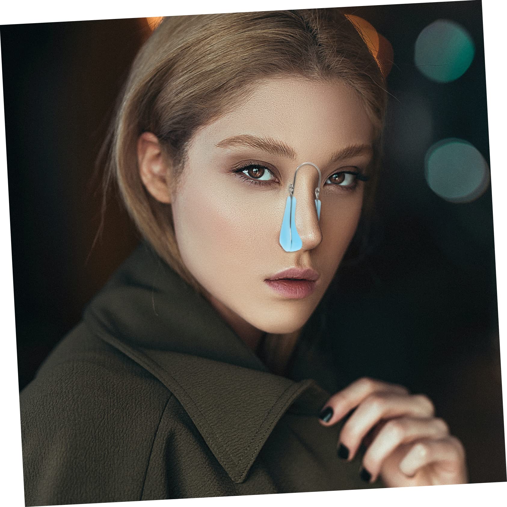 Premium Silicone Nose Shaper Clip - Nose Lift & Reshape Beauty Tool for Women | Comfortable & Reusable Nose Clamps for Daily Use, Makeup Application & Facial Massage