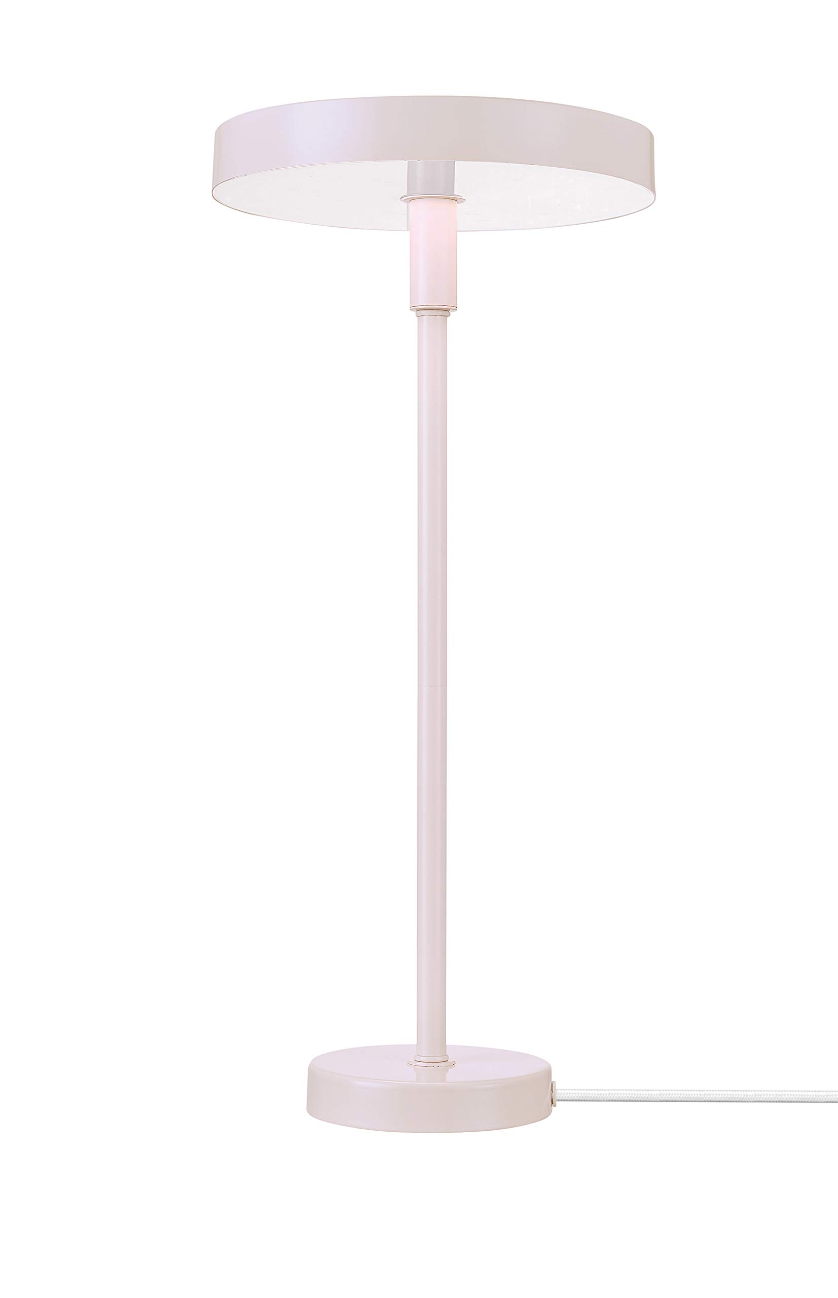 Rivet Modern Ultrathin LED Table Lamp - 20 Inch Pink Bedside Lamp with Energy Efficient Lighting for Bedroom, Living Room & Office Decor