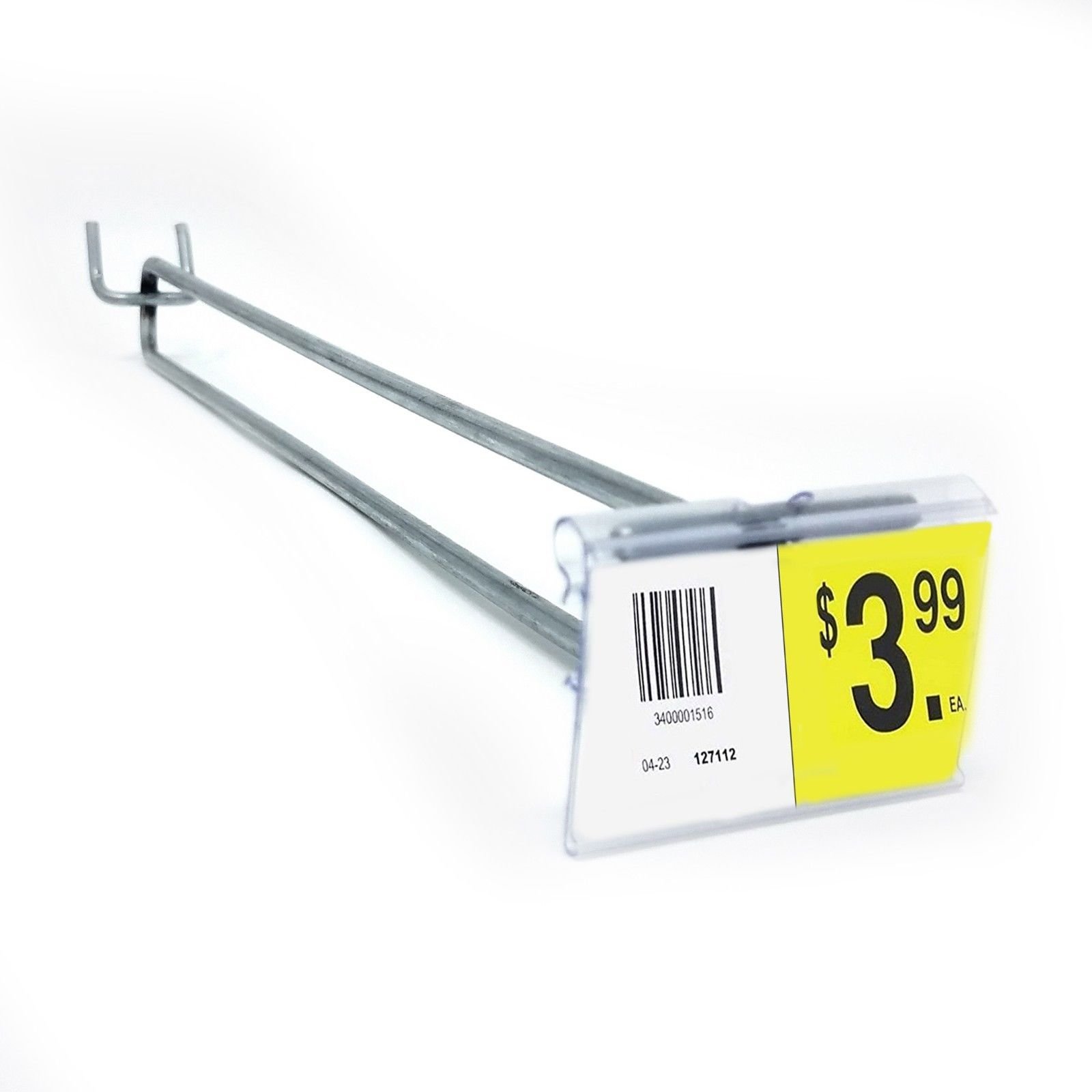50 Pack Zinc Pegboard Scanner Hooks with 2