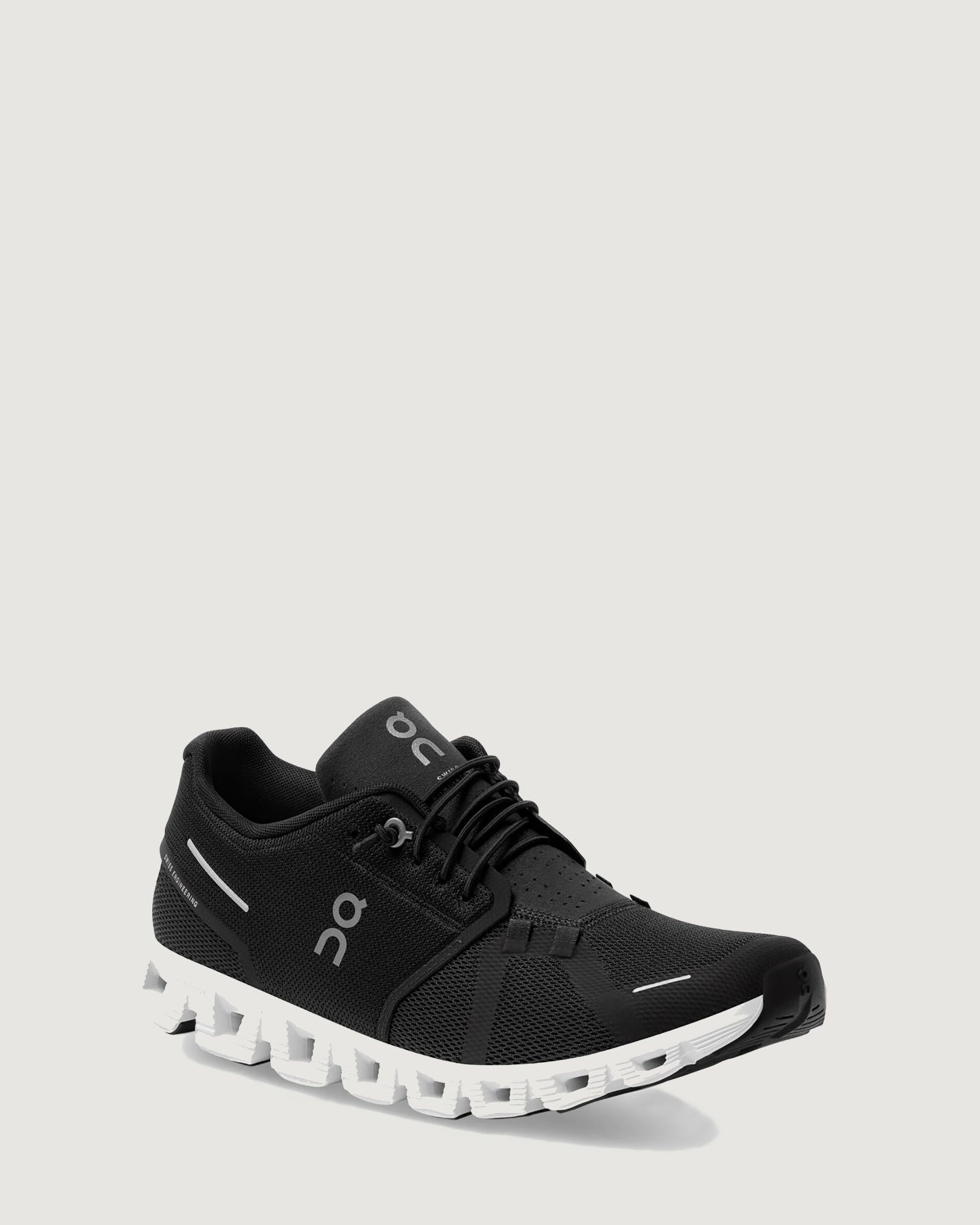 Men's On Cloud 5 Running Shoes - Lightweight & Breathable Black/White Sneakers for Jogging, Gym Workouts & Outdoor Activities