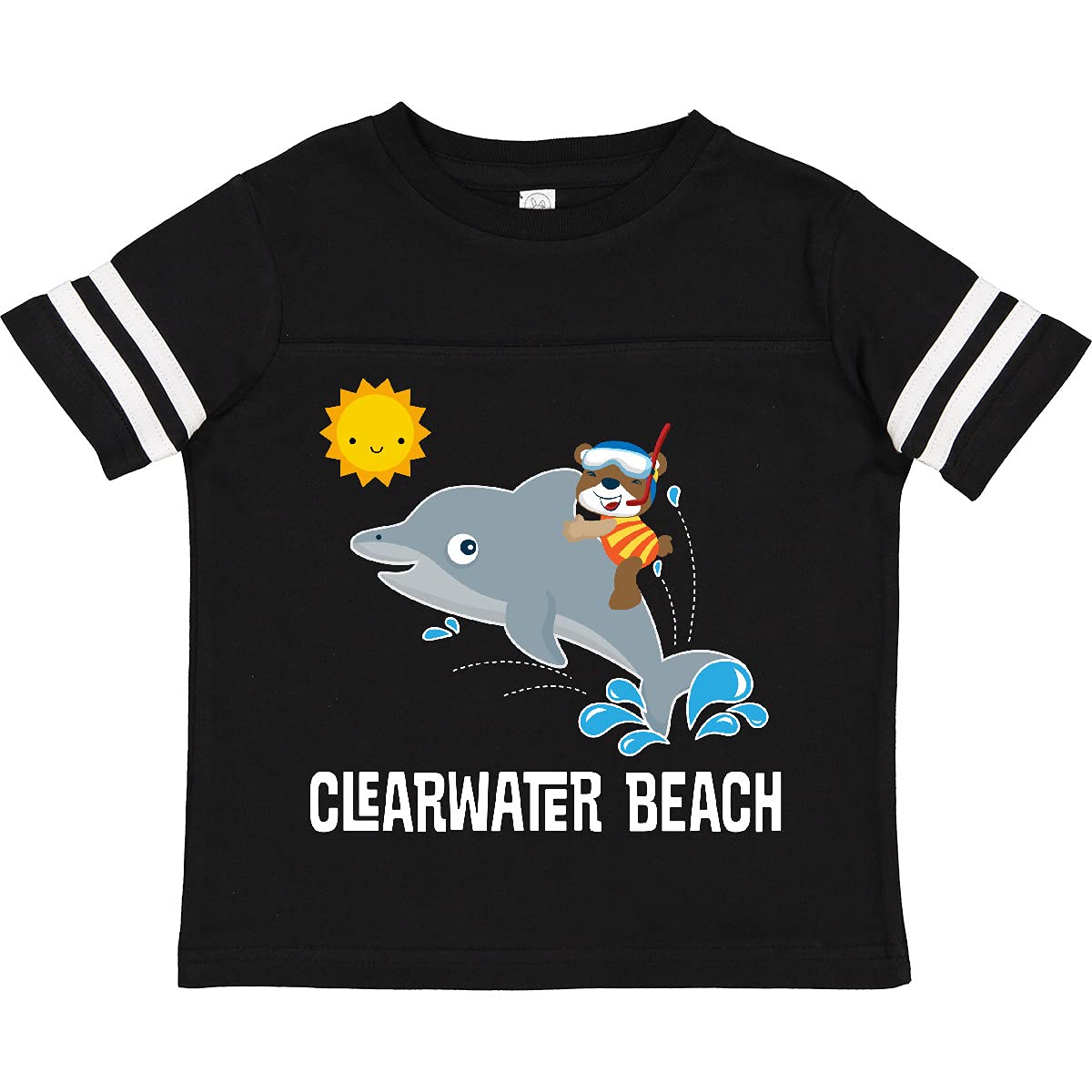 Inktastic Clearwater Beach Florida Vacation Youth T-Shirt - Comfortable Kids Travel Tee for Beach Trips, Family Vacations & Summer Outfits