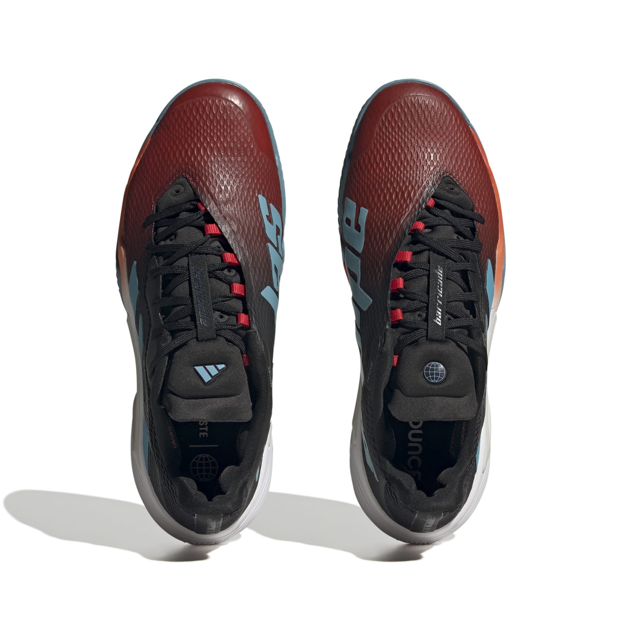 Adidas Barricade Men's Tennis Shoes - Red, Blue, Black (HQ8414) | High-Performance Court Shoes for Competitive Play & Training