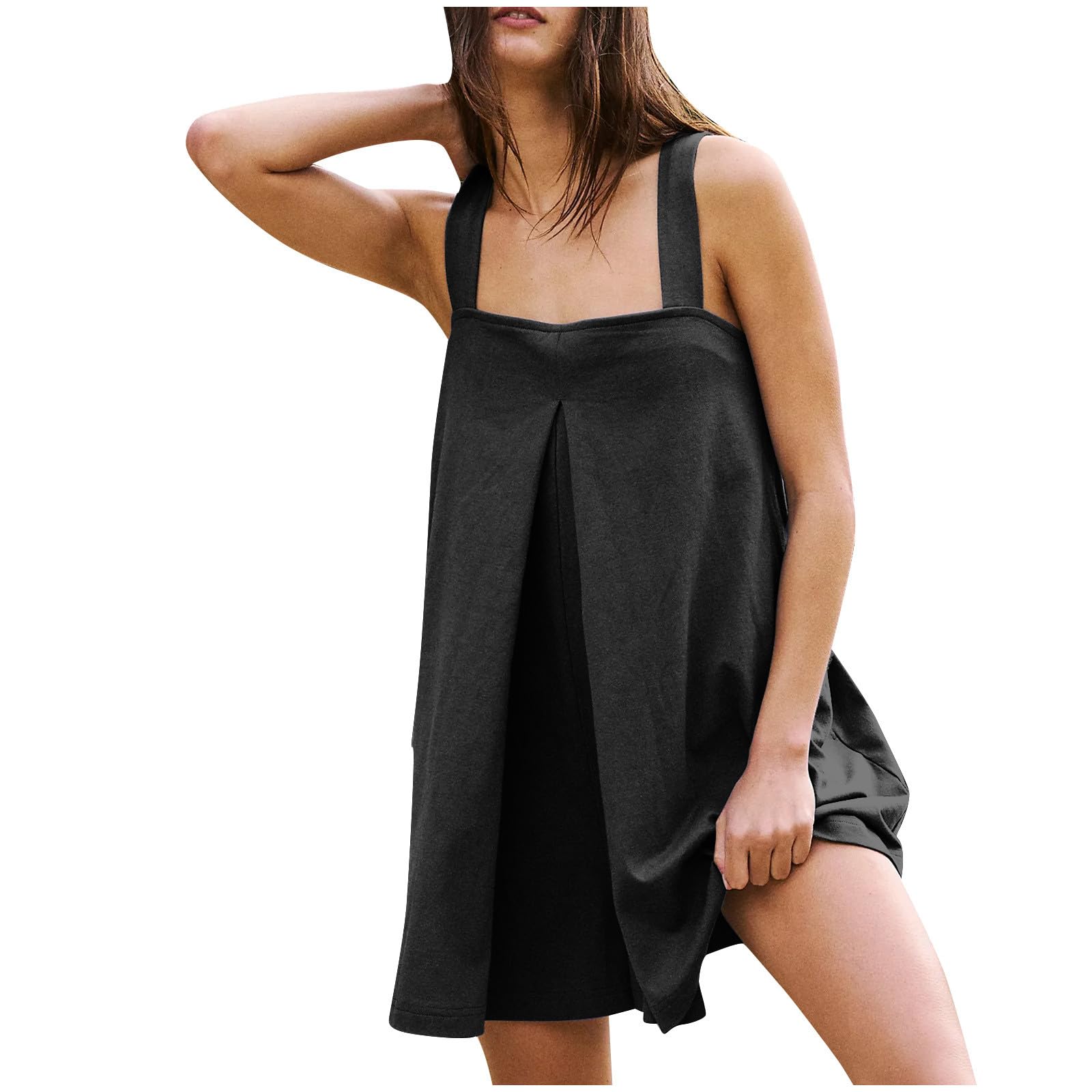 Trendy Women's Rompers 2024 - Boho Sleeveless Summer Jumpsuits, Casual Comfortable Overalls Shorts for Beach Vacation, Outdoor Music Festivals & Summer Travel Outfits