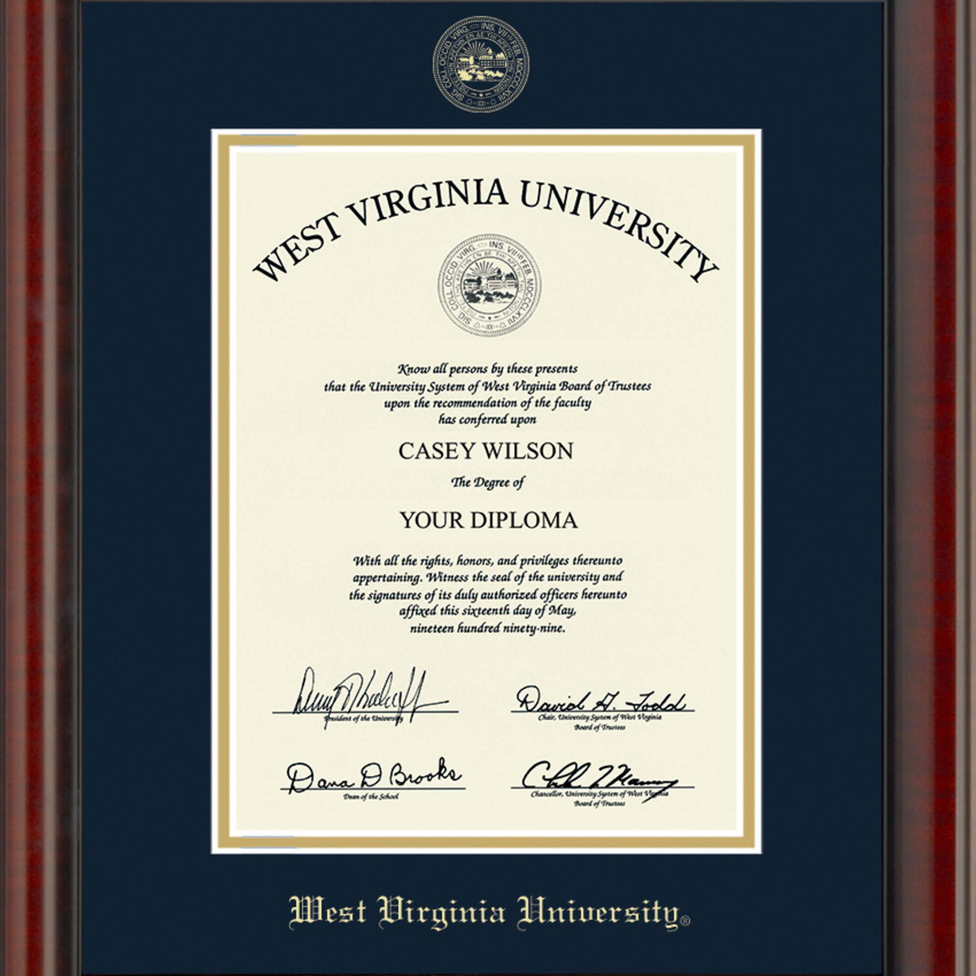 NCAA Unisex Adult Diploma Frame - Display Your College Achievement with Style - Perfect for Graduation Gifts, Office Decor & Home Display