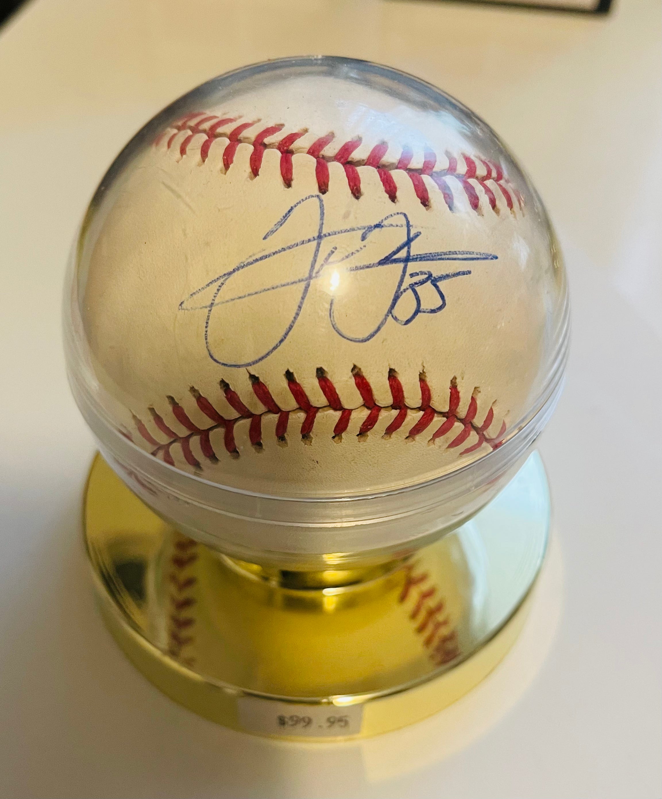 Frank Thomas Autographed Baseball with Display Case & COA - Authentic Signed MLB Memorabilia for Collectors & Sports Fans