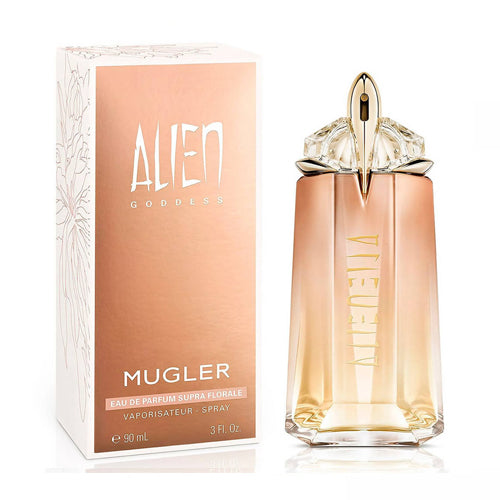 Mugler Alien Goddess Supra Eau de Parfum 90ml for Women - Luxurious Floral Vanilla Perfume for Evening Wear & Special Occasions