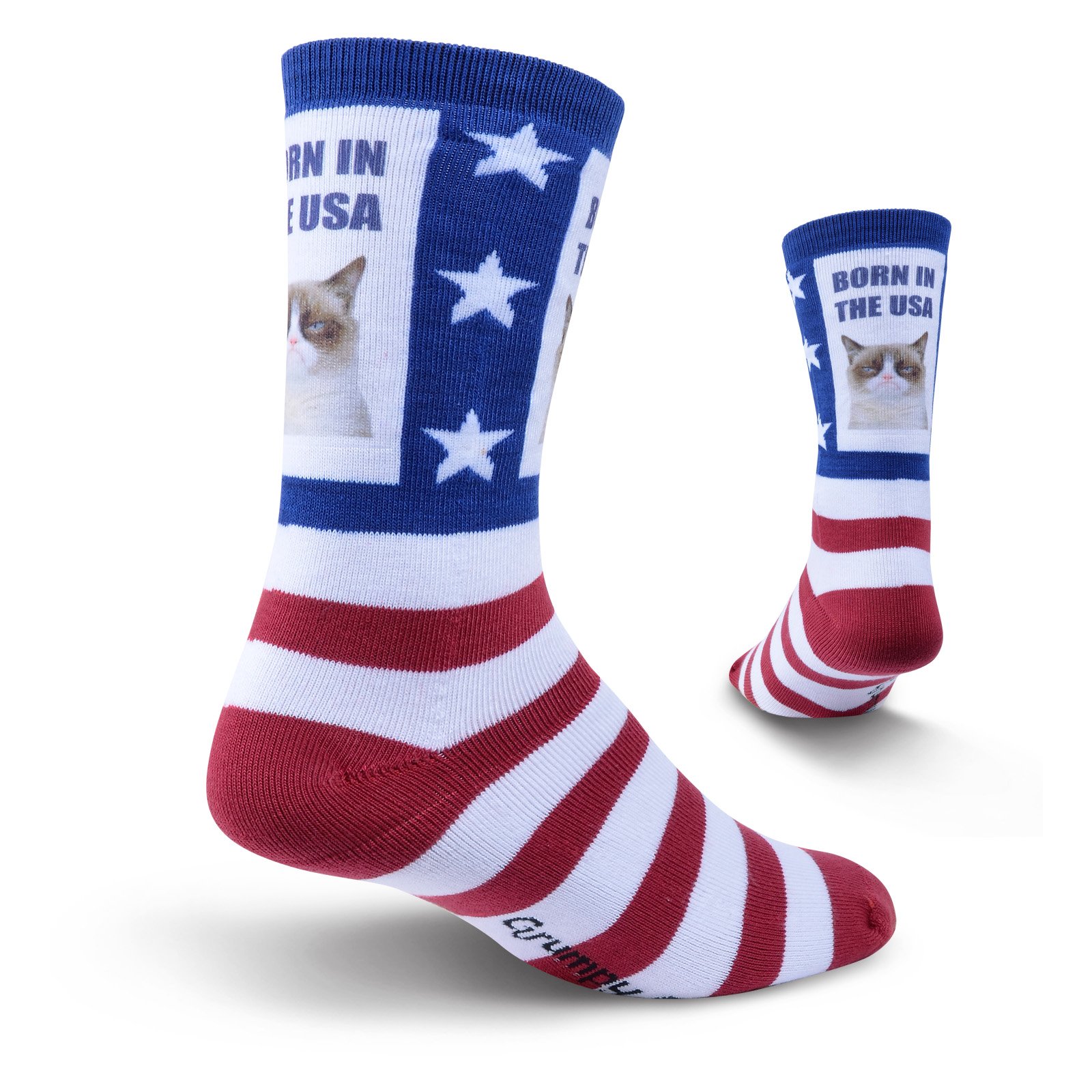 Funny Men's Go Away Crew Socks - Novelty Gift for Boyfriend Husband - Perfect for Work, Gym & Everyday Wear