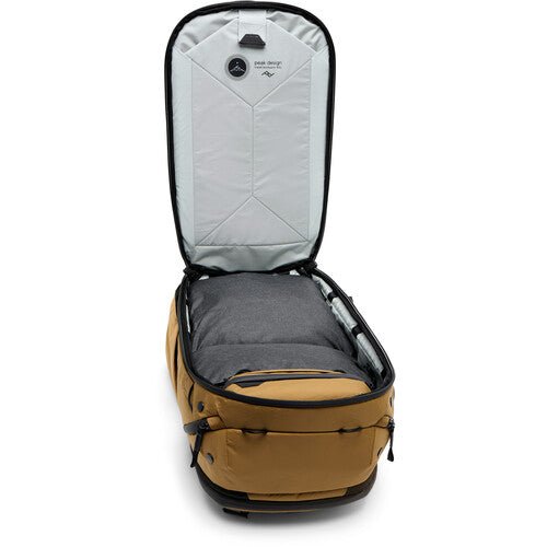 Peak Design 45L Travel Backpack - Durable Coyote Color for Adventure Travel, Hiking & Business Trips - Waterproof Carry-On Backpack with Laptop Compartment
