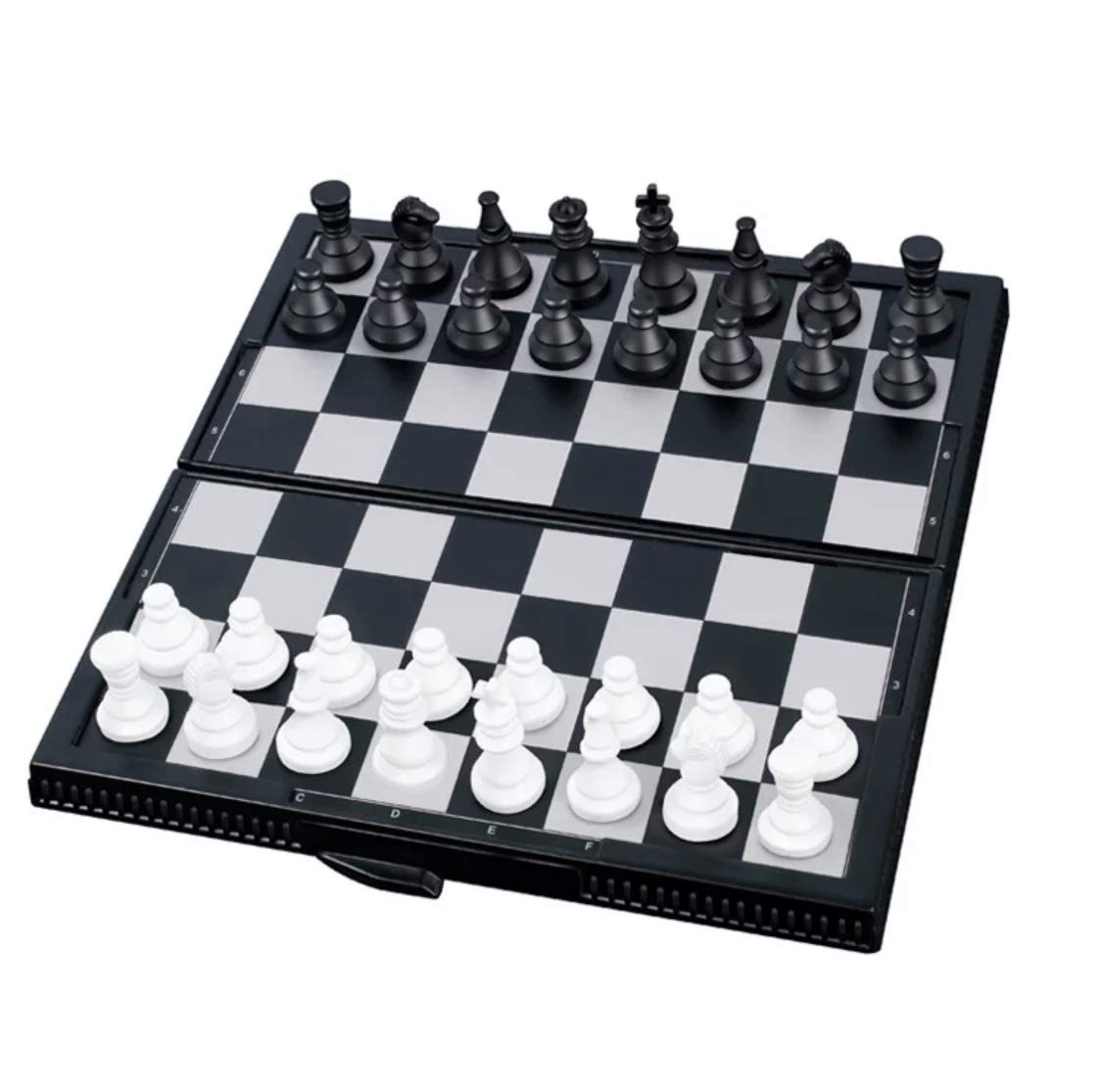 10 Inch Magnetic Mini Chess Board - Portable Travel Chess Set for Kids & Adults - Perfect for Home, Office, Camping & Road Trips