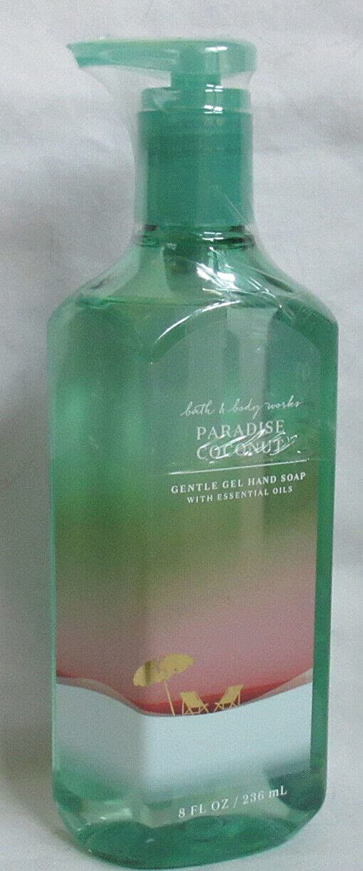 Bath & Body Works Gentle Gel Hand Soap - Paradise Coconut Scent | Moisturizing & Refreshing for Daily Hand Washing at Home & Office