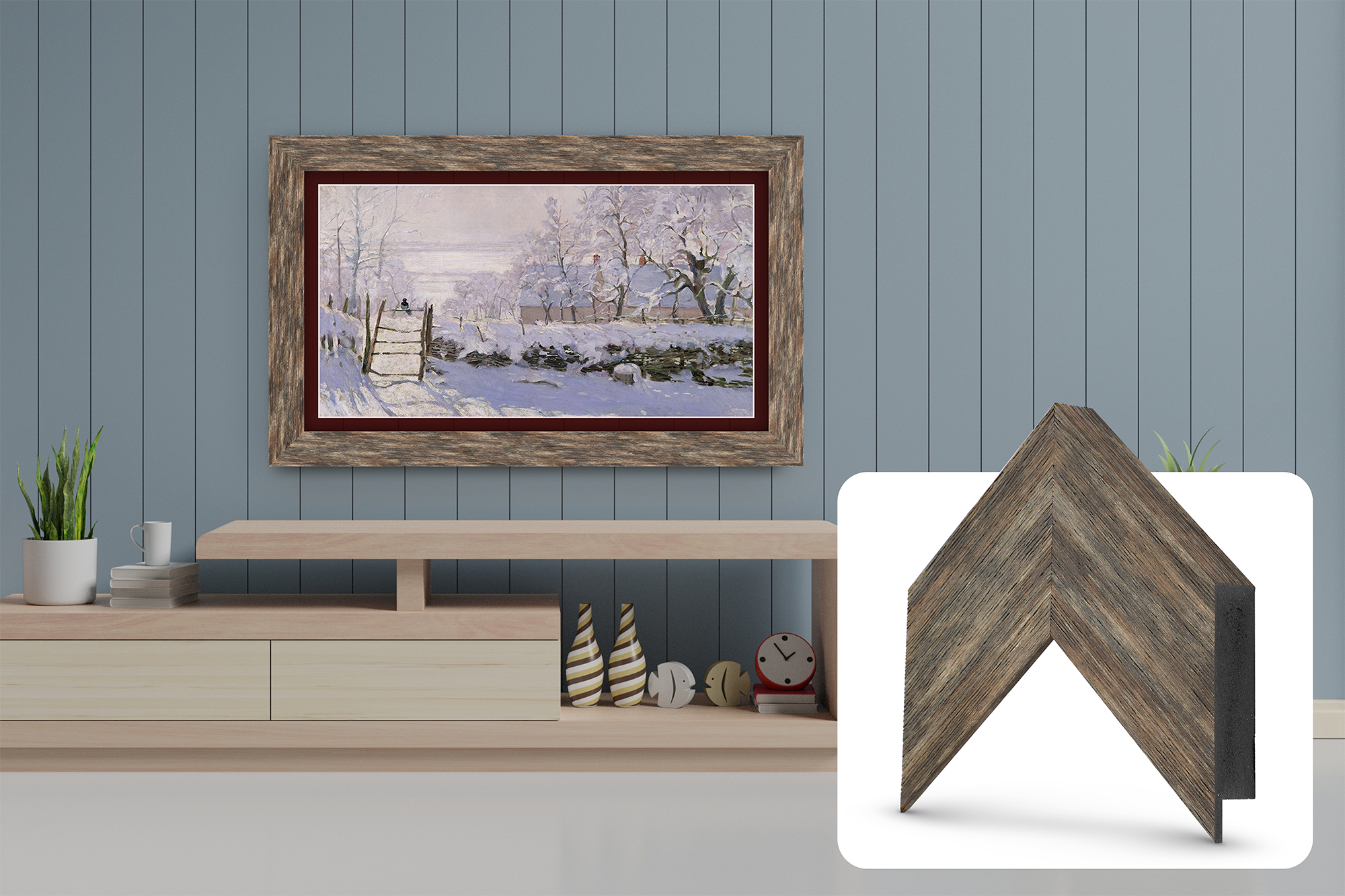 **Distressed Barnwood Reclaimed Wood Planks (2017-2020) - Perfect for Rustic DIY Projects, Farmhouse Decor, and Wall Paneling**