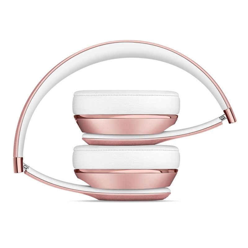 Beats Solo3 Wireless On-Ear Headphones with Active Noise Cancelling - Rose Gold (BTMX442) | Bluetooth Headphones for Music, Gaming & Travel