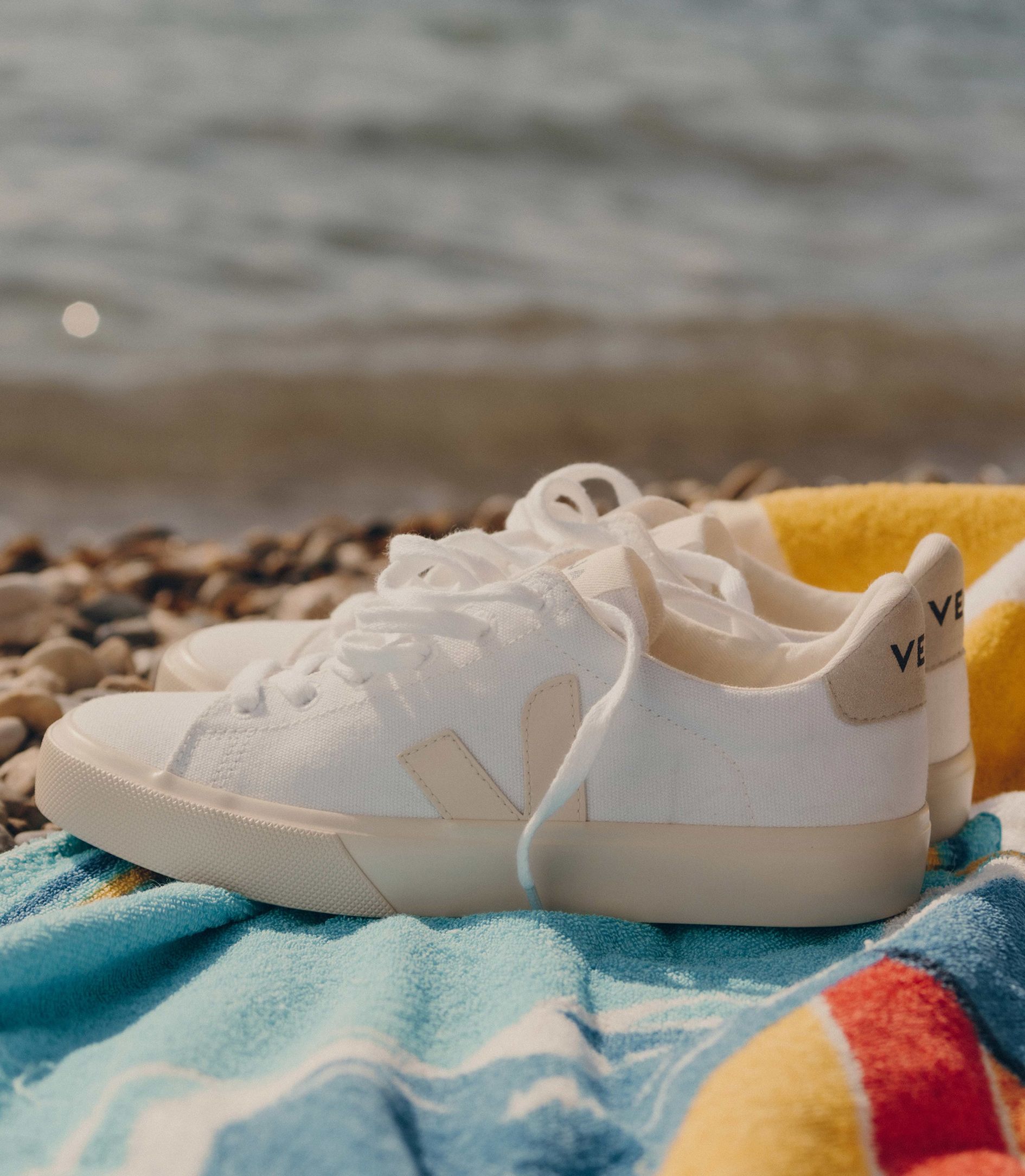 VEJA Campo White Leather Sneakers - Eco-Friendly Vegan Shoes for Men & Women | Perfect for Casual Wear, Work & Sustainable Fashion