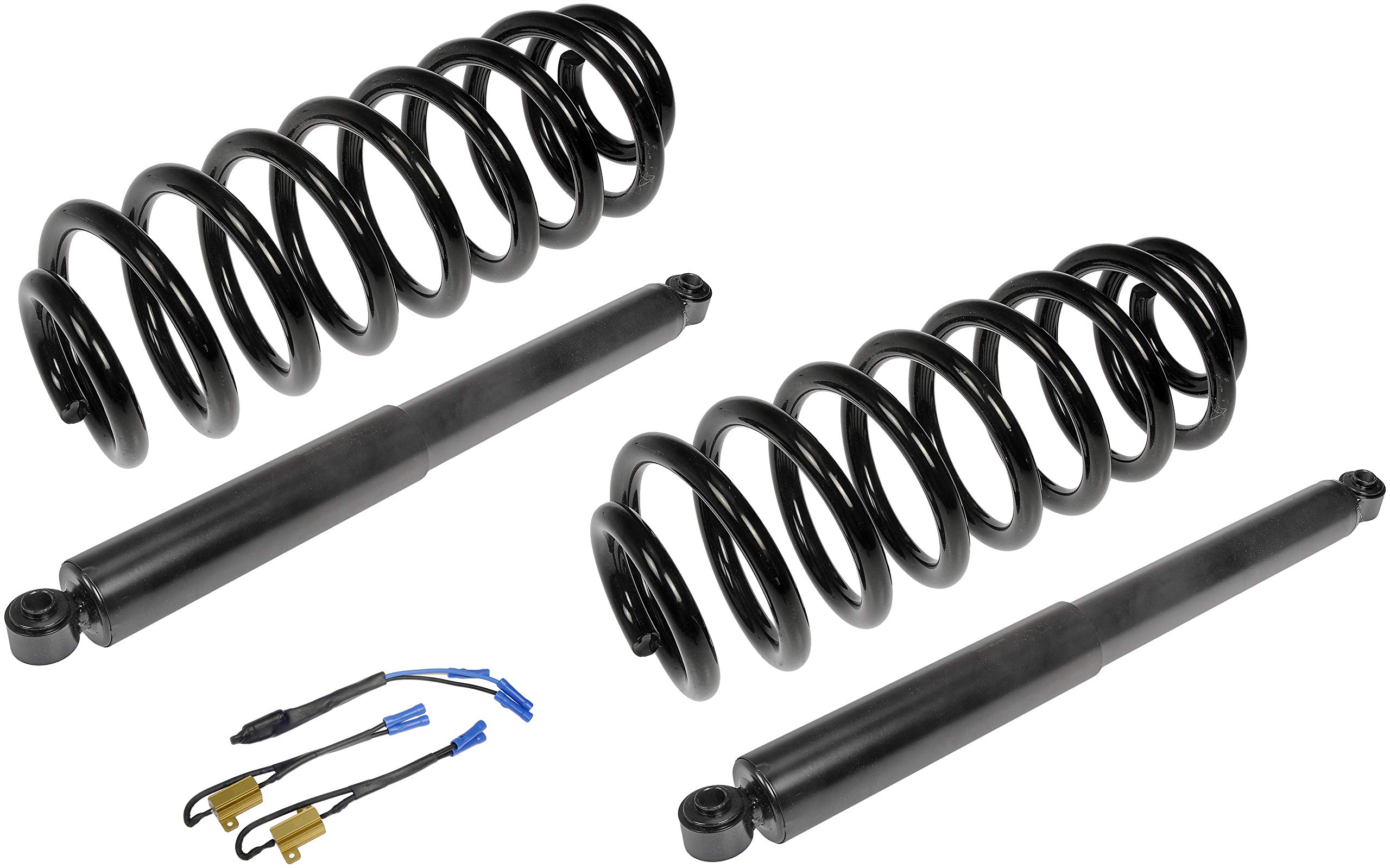 Dorman 949-514 Rear Air Spring to Coil Spring Conversion Kit for Cadillac Chevrolet GMC Vehicles - Heavy Duty Suspension Upgrade for Smoother Ride & Better Handling