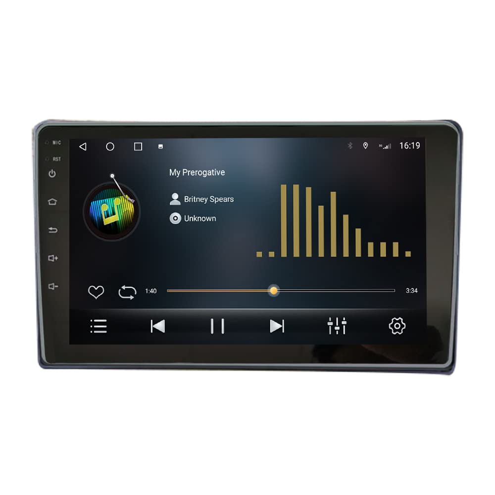 Android 10 Car Stereo with GPS Navigation - 2.5D Touch Screen Multimedia Player for Hyundai Kona & Encino 2017-2019 Models | Bluetooth Music Streaming, Hands-Free Calling & HD Video Playback for Road Trips & Daily Commutes