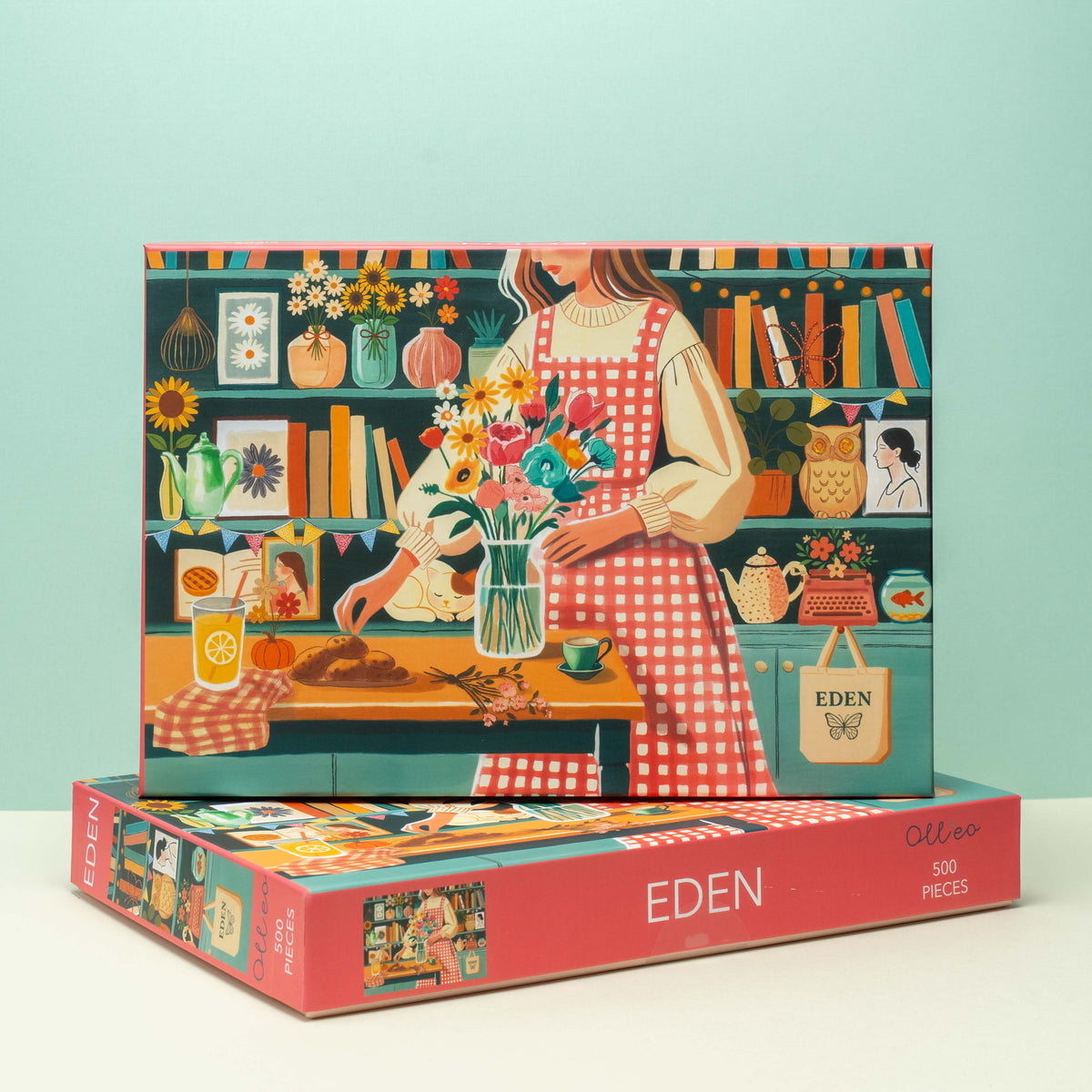 Eden 500 Piece Jigsaw Puzzle for Adults - Beautiful Landscape Art Puzzle Game for Family Fun & Stress Relief - Perfect for Home Decor, Gifts, and Relaxation Activities