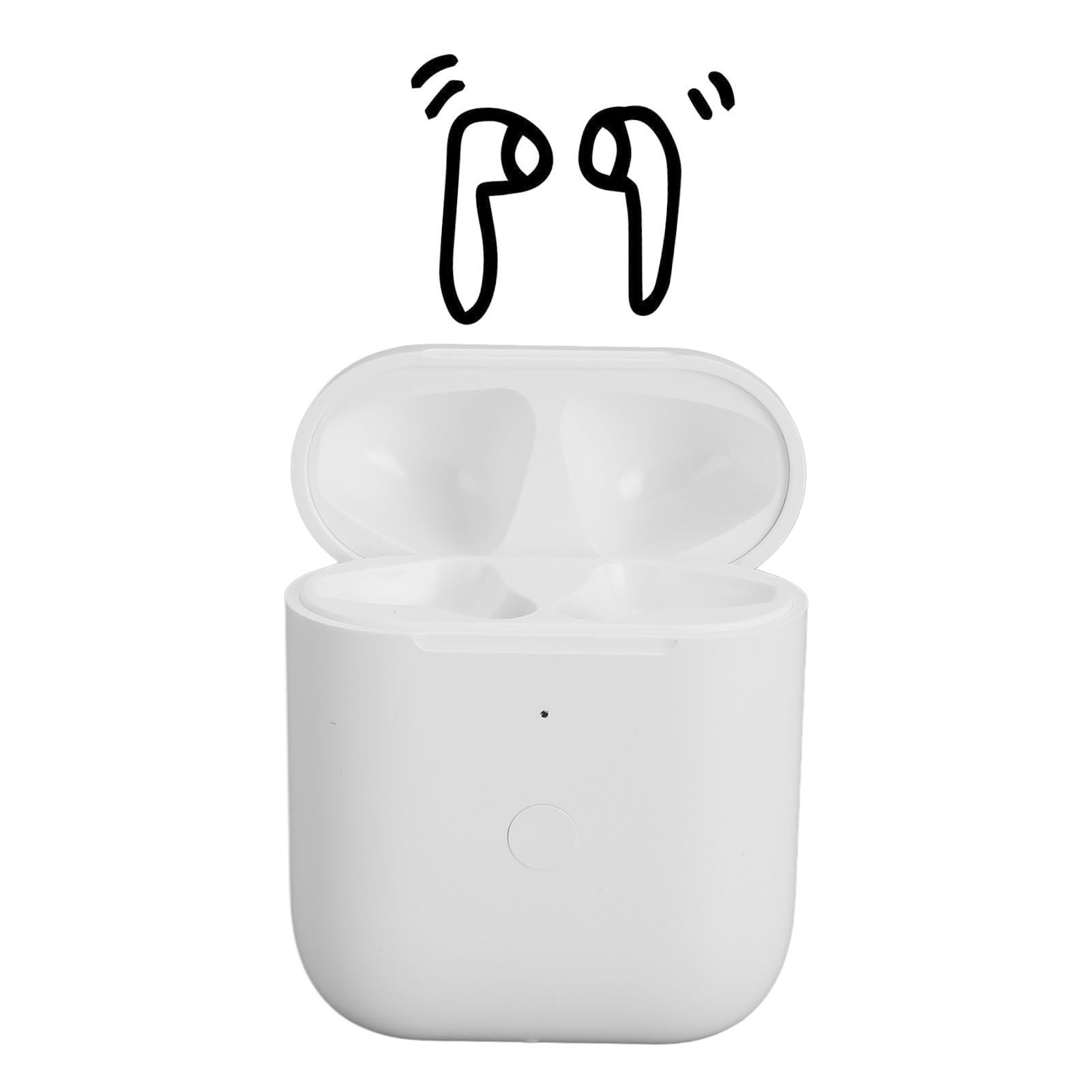 Wireless Earbuds Charging Case Replacement for AirPods 1st/2nd Gen (A0102) - Portable Charger Case with LED Indicator & One-Touch Pairing Sync Button | Perfect for Gym, Travel & Daily Use