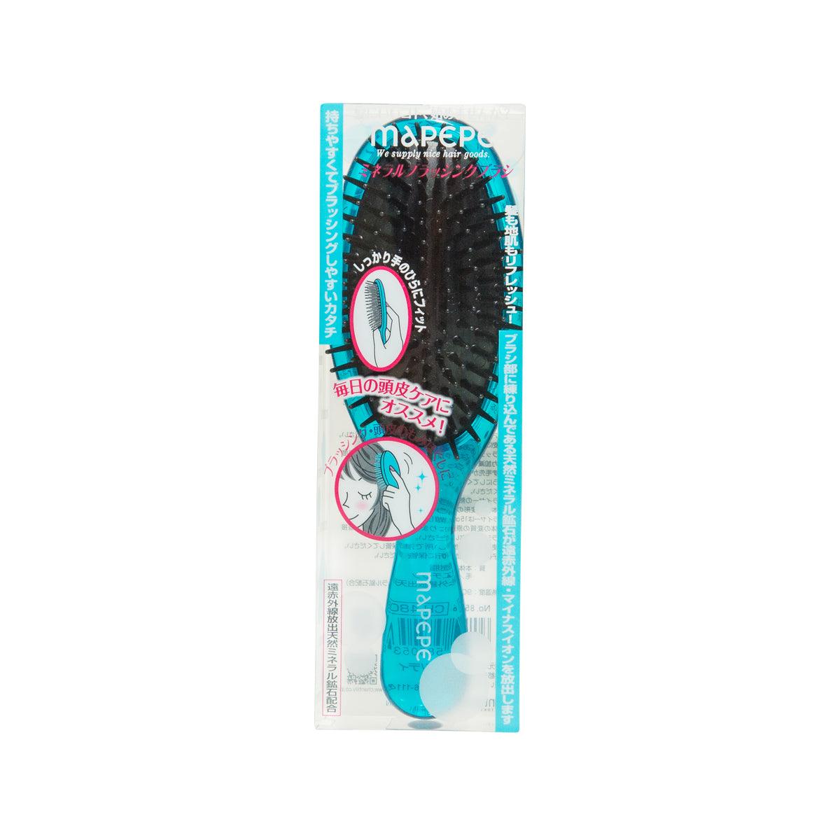 MAPEPE Mineral Hair Brush for Detangling & Styling - 52g Boar Bristle Brush for Shine & Volume - Perfect for Daily Hair Care & Salon Use
