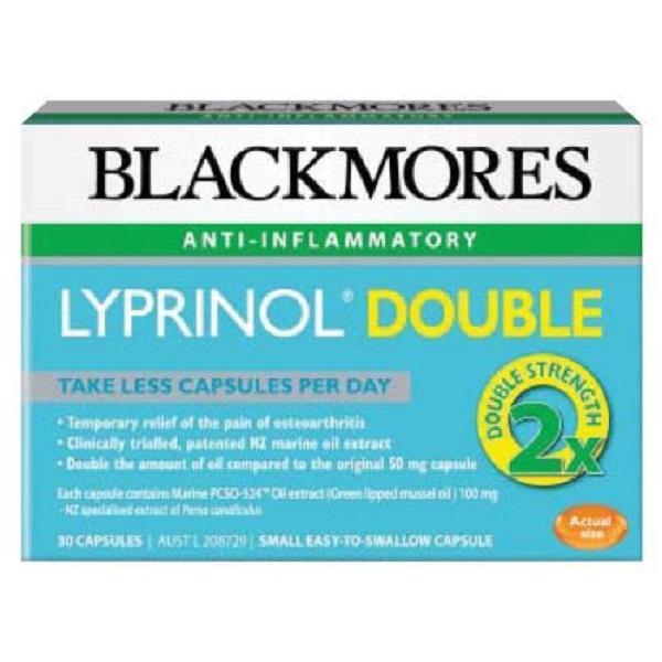 Blackmores Lyprinol Double Strength - Premium Joint Support Supplement for Pain Relief & Mobility - Supports Healthy Joint Function for Active Lifestyles, Sports & Daily Comfort