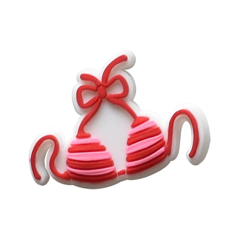 Trendy Summer Beach Shoe Charms Pins for Crocs - Fun Shoe Accessories & Decorations for Kids & Adults - Perfect for Christmas Parties, Beach Vacations & Everyday Wear