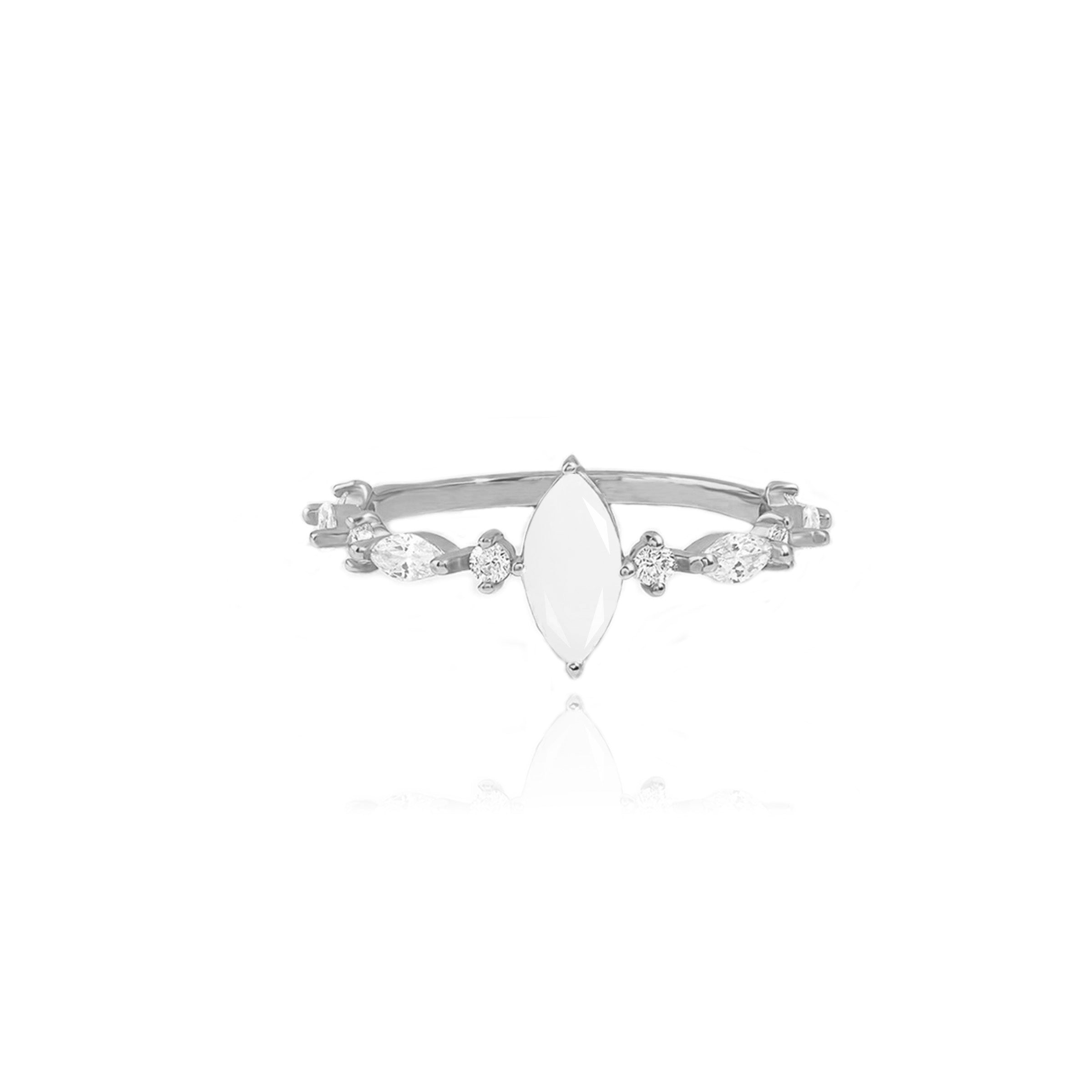 Personalized Bonding Beacon Breastmilk Ring with Genuine Alexandrite - Perfect for Nursing Moms & Mother-Baby Bonding Moments