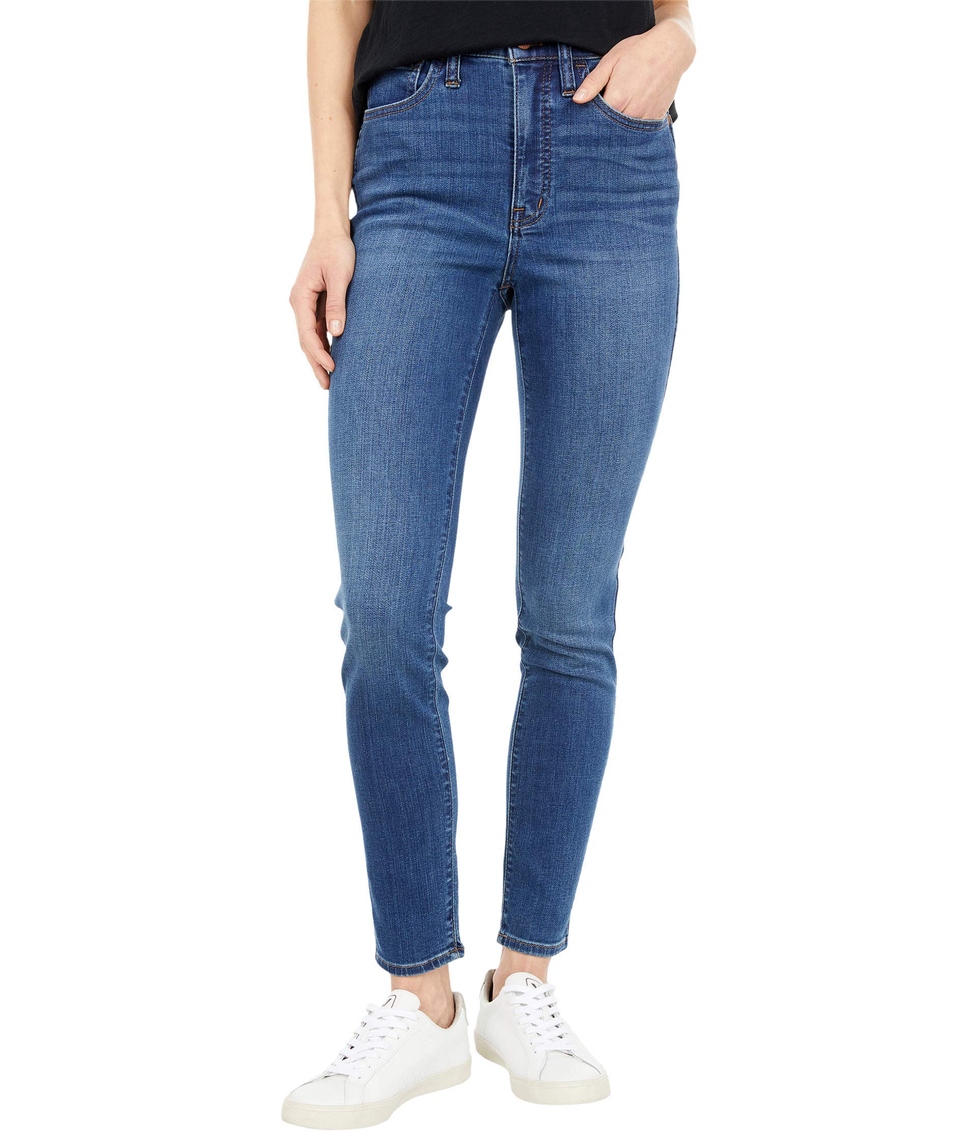Madewell Roadtripper Jeans for Women - High Waist Slim Fit Stretch Denim in Playford Wash | Perfect for Travel, Casual Outfits & Everyday Wear