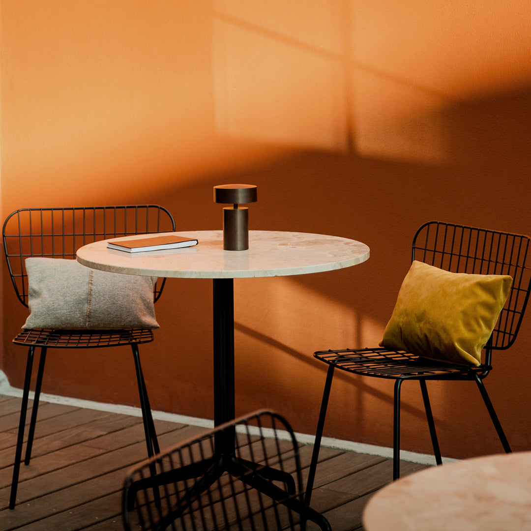 Modern LED Column Table Lamp - Adjustable Brightness for Bedroom, Office & Living Room - Energy Efficient Reading & Ambient Lighting