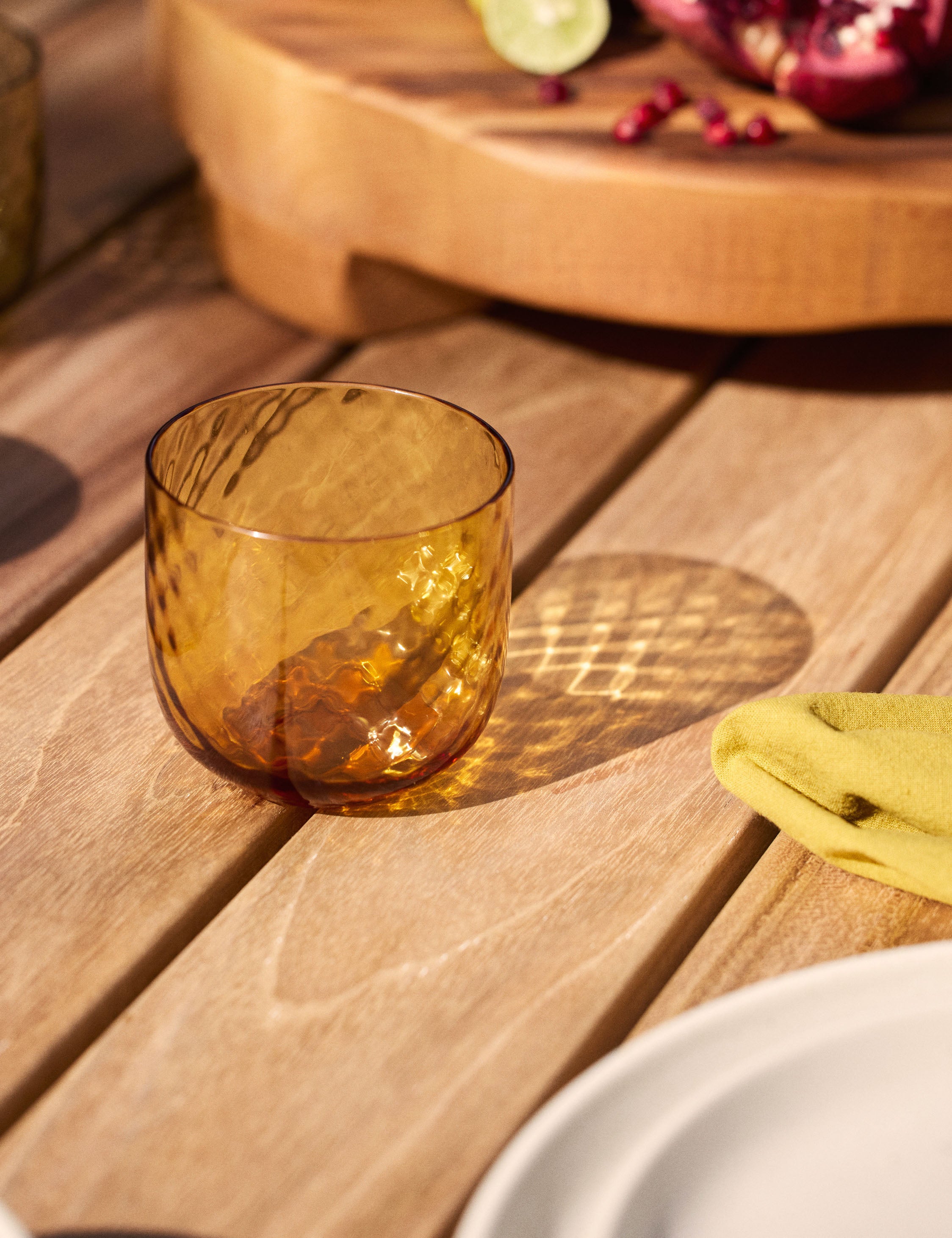 LSA International Dapple Tumbler Set of 2 - 16oz Glass Cups for Coffee, Tea & Cocktails - Elegant Handmade Drinking Glasses for Home, Restaurant or Gift Giving