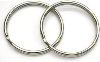 Premium Stainless Steel Beaver Split Rings - Heavy Duty Fishing Tackle & Keychain Accessories for Anglers & Outdoor Enthusiasts | Ideal for Fishing Lures, Key Rings & DIY Crafts