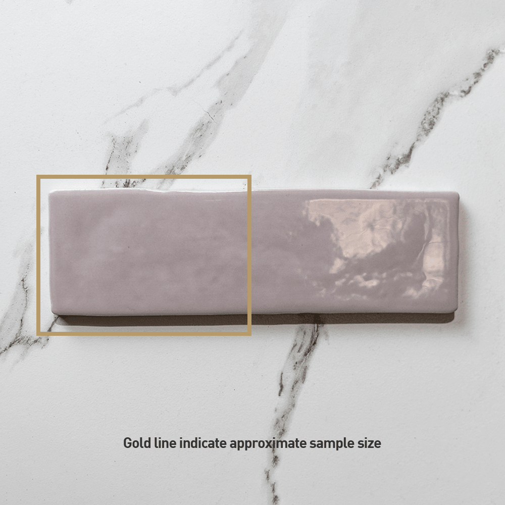 Acquarella Lilac 60x200 Glossy Ceramic Subway Tile - Perfect for Kitchen Backsplash, Bathroom Walls & Modern Interior Design