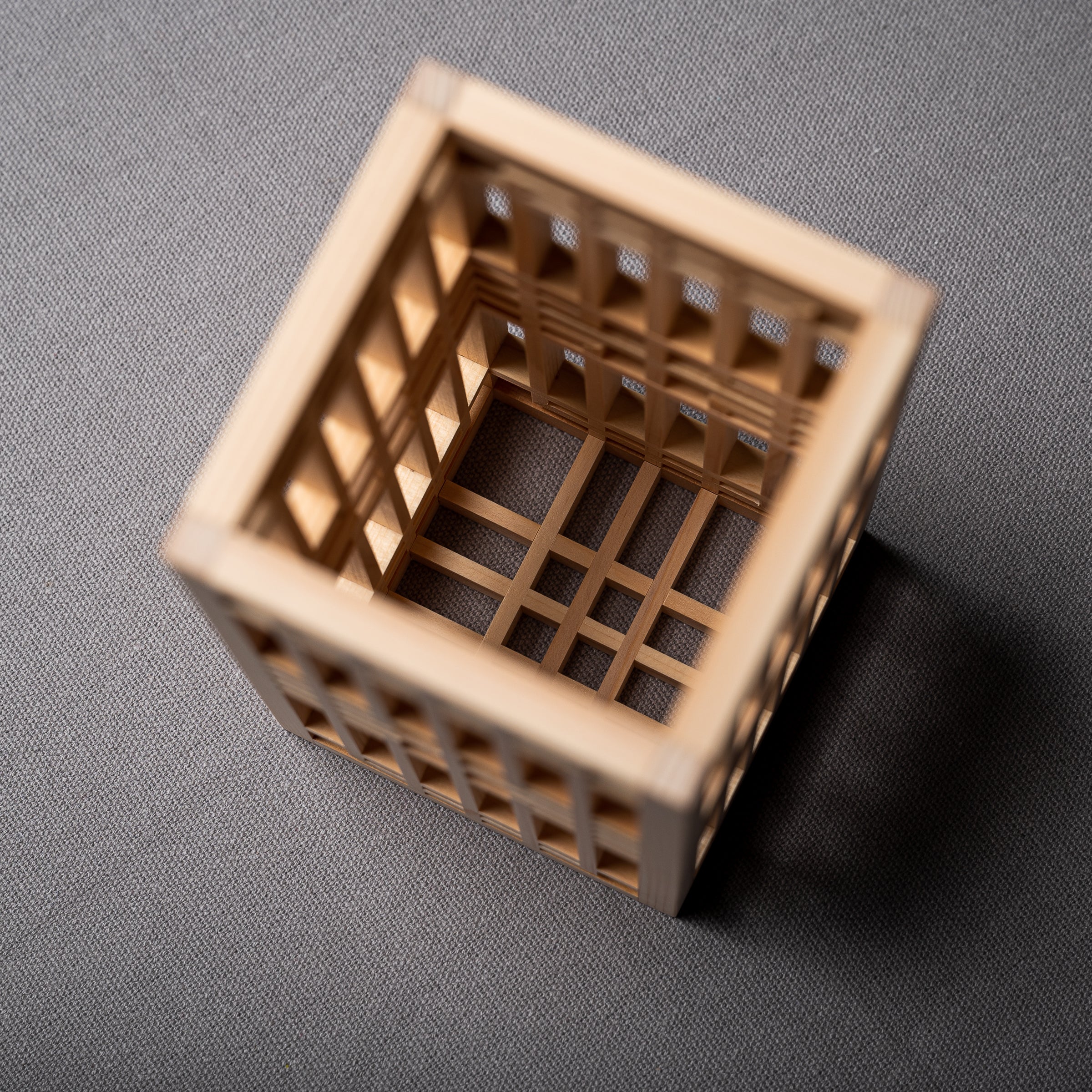 Handmade Kumiko Vase Cover - Japanese Wooden Flower Vase Insert - Perfect for Home Decor, Wedding Centerpieces & Zen Garden Arrangements