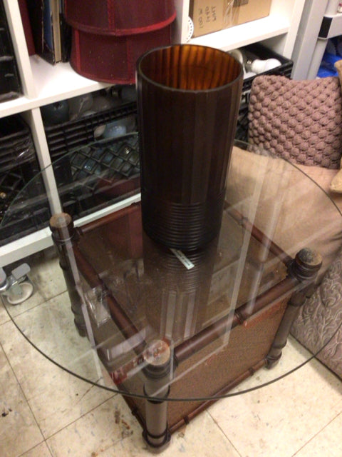 Bo Concepts Burgundy Glass Cylinder Vase - Elegant Home Decor for Centerpieces, Wedding Decorations & Modern Interior Design