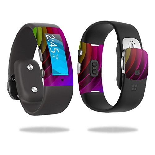 MightySkins Skin Compatible with Microsoft Band 2 - Protective Wrap Sticker Skins in Color Wheel | Durable Cover for Fitness Tracking & Daily Wear