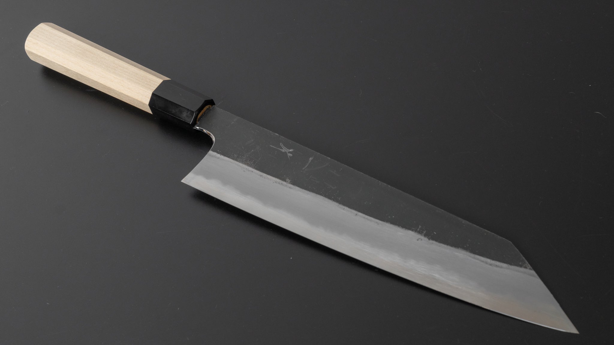 Premium Hitohira Togashi White #2 Kurouchi Kiritsuke Gyuto 240mm Japanese Chef Knife with Ho Wood Handle - Perfect for Sushi, Meat Slicing & Professional Kitchen Use