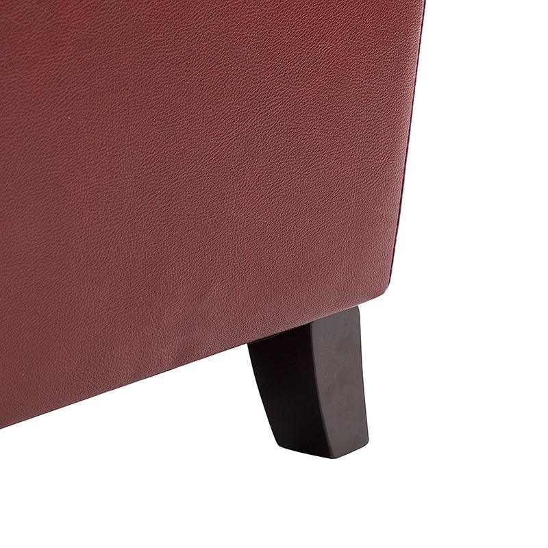 Mid Century Modern Genuine Leather Recliner Chair - Consuela Handcrafted Lounge Chair for Living Room, Office & Home Theater